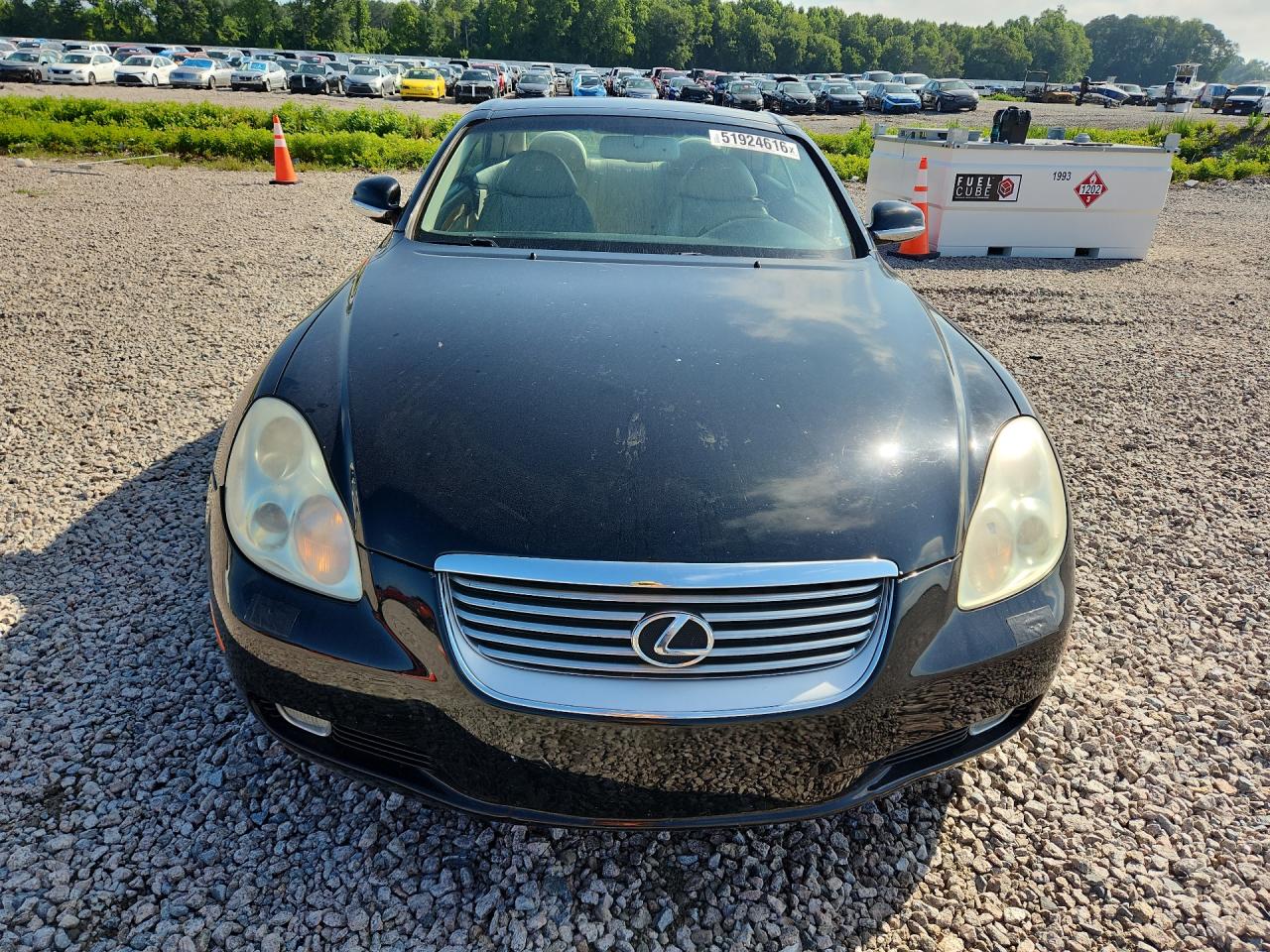 2002 Lexus Sc 430 Black vin: JTHFN48Y720026206