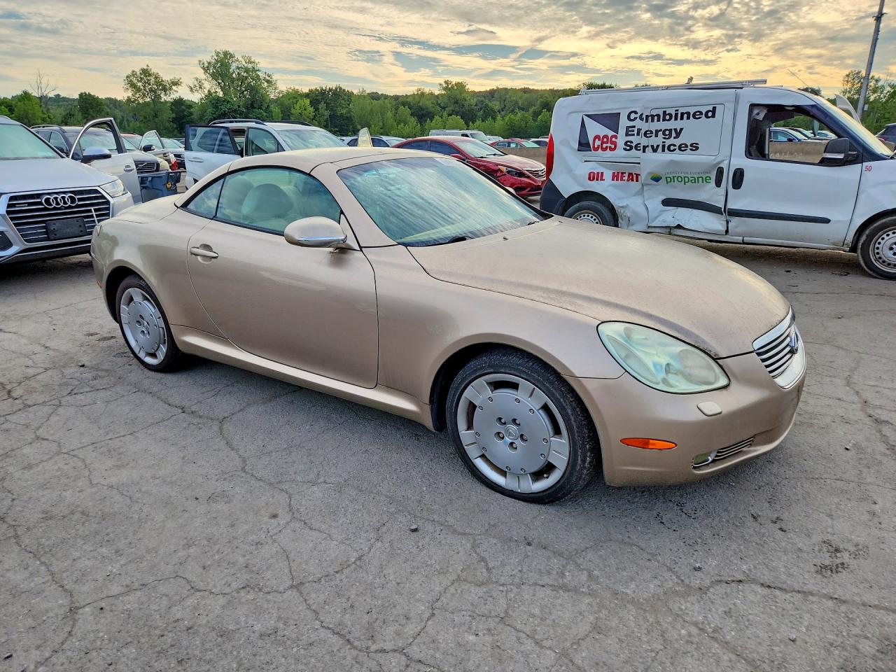 2003 Lexus Sc 430 Beige vin: JTHFN48Y730039149