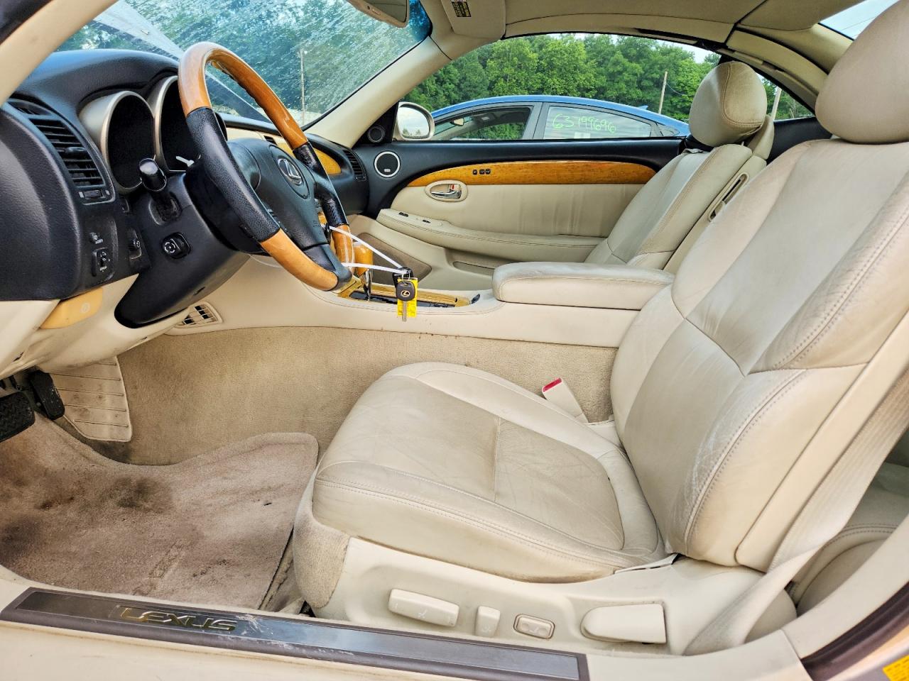2003 Lexus Sc 430 Beige vin: JTHFN48Y730039149