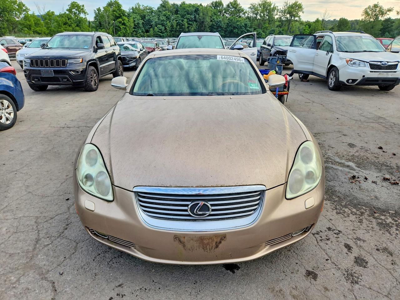 2003 Lexus Sc 430 Beige vin: JTHFN48Y730039149
