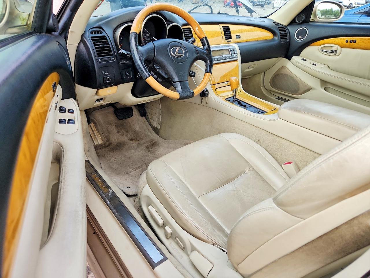 2003 Lexus Sc 430 Beige vin: JTHFN48Y730039149