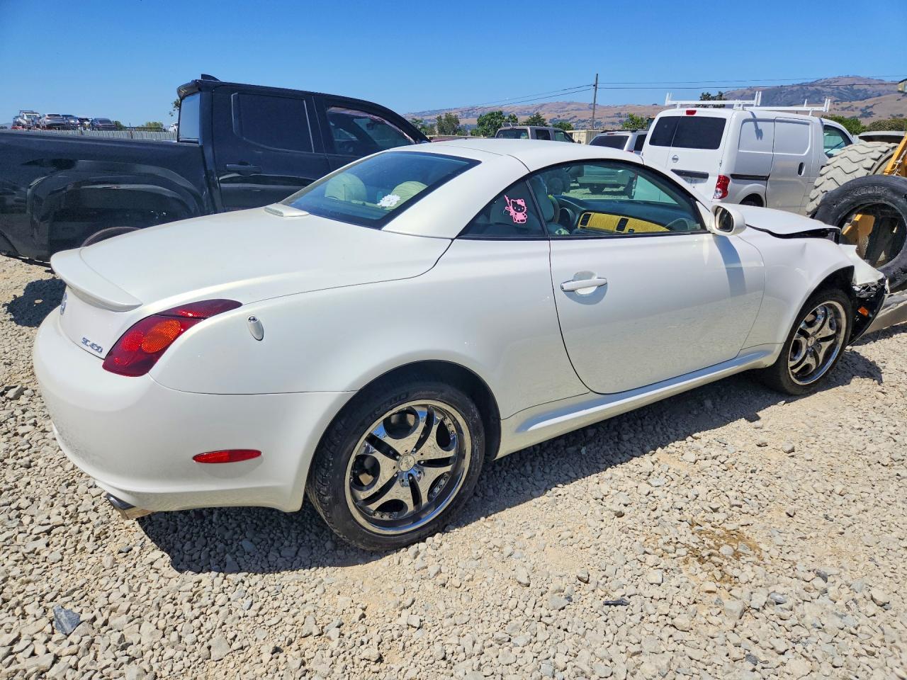 2004 Lexus Sc 430 White vin: JTHFN48Y740057961