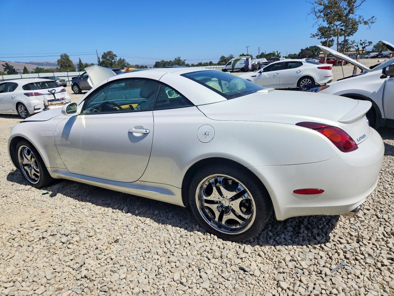 2004 Lexus Sc 430 White vin: JTHFN48Y740057961