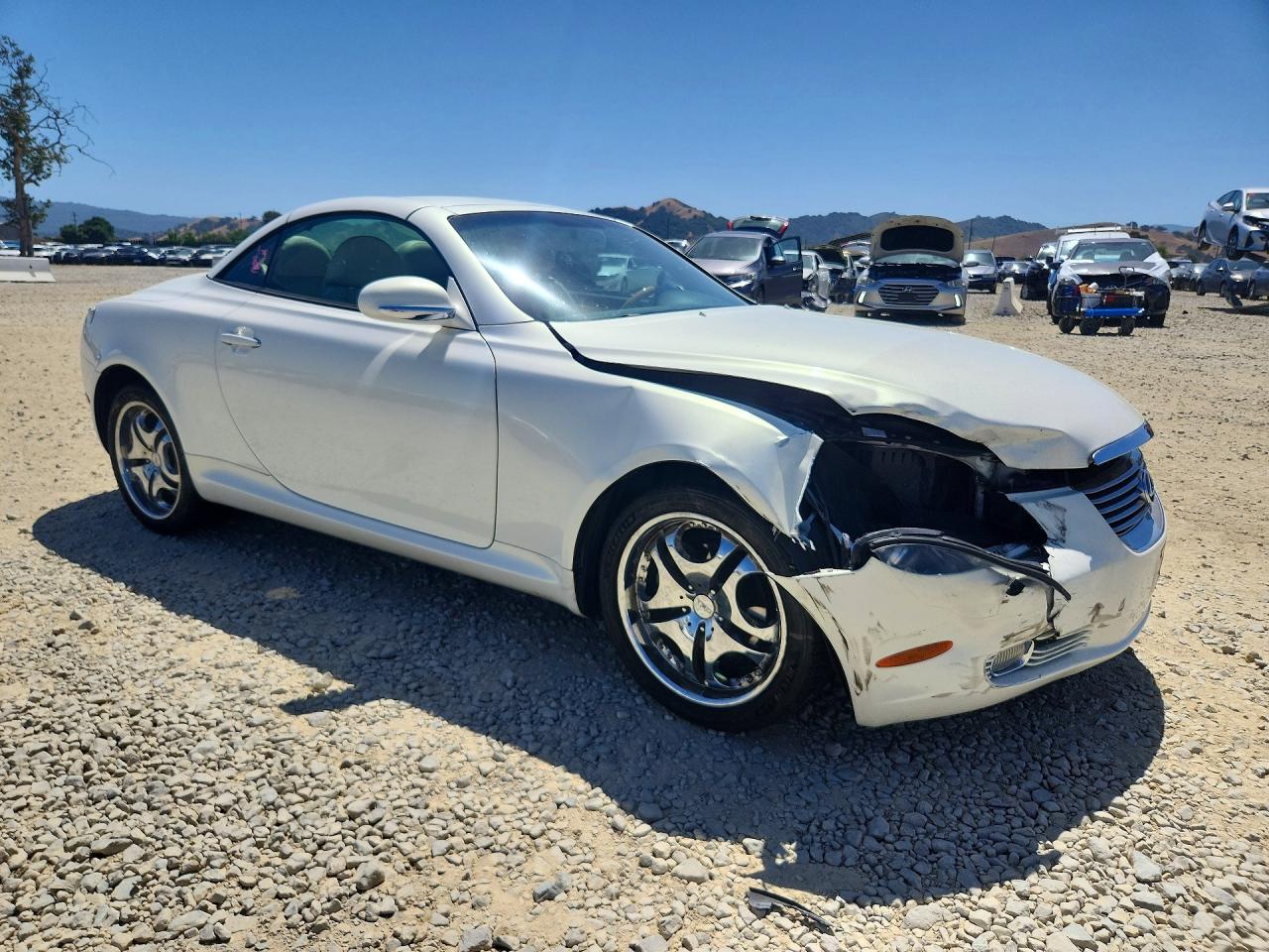 2004 Lexus Sc 430 White vin: JTHFN48Y740057961