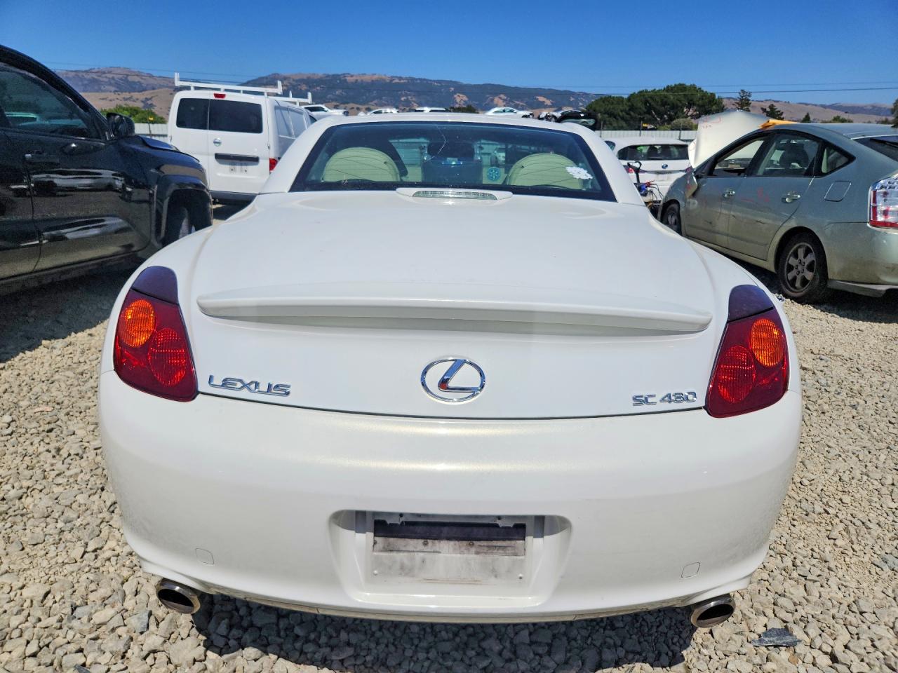 2004 Lexus Sc 430 White vin: JTHFN48Y740057961