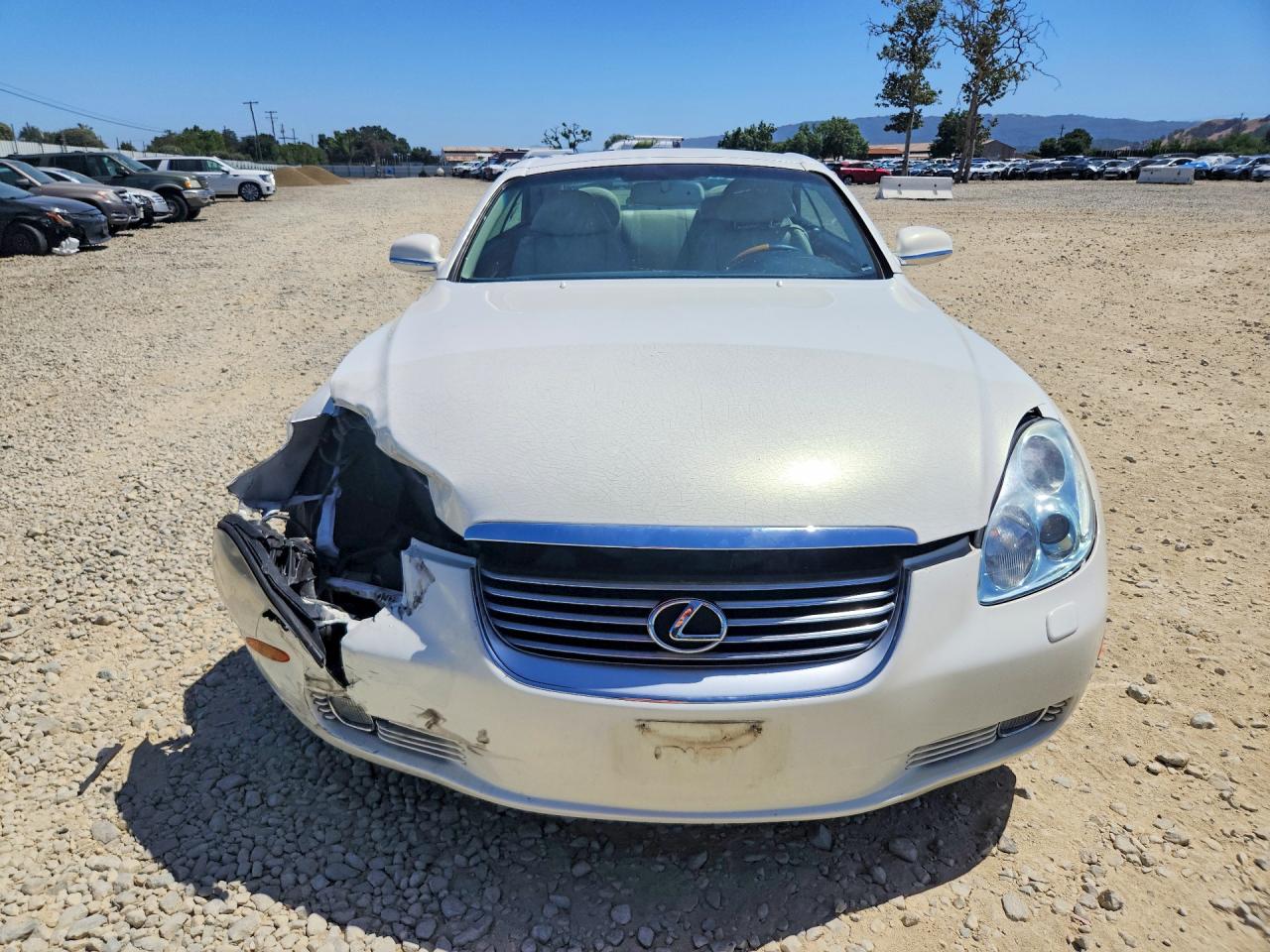 2004 Lexus Sc 430 White vin: JTHFN48Y740057961
