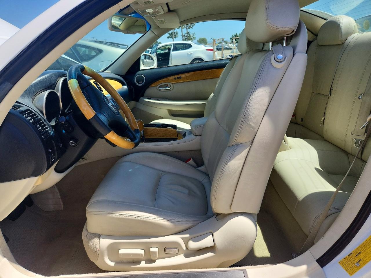 2004 Lexus Sc 430 White vin: JTHFN48Y740057961