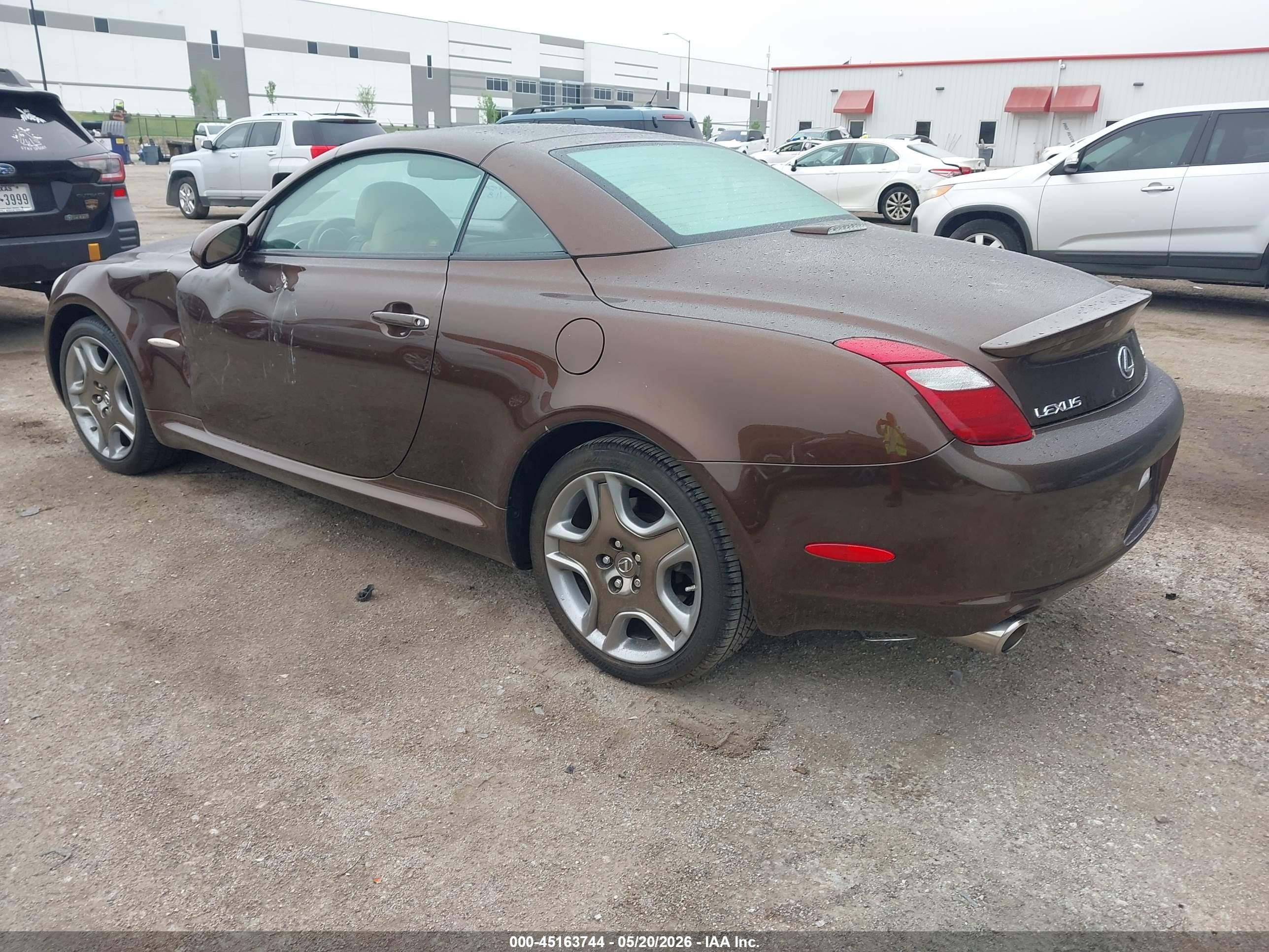 2006 Lexus Sc 430 Brown vin: JTHFN48Y769000562