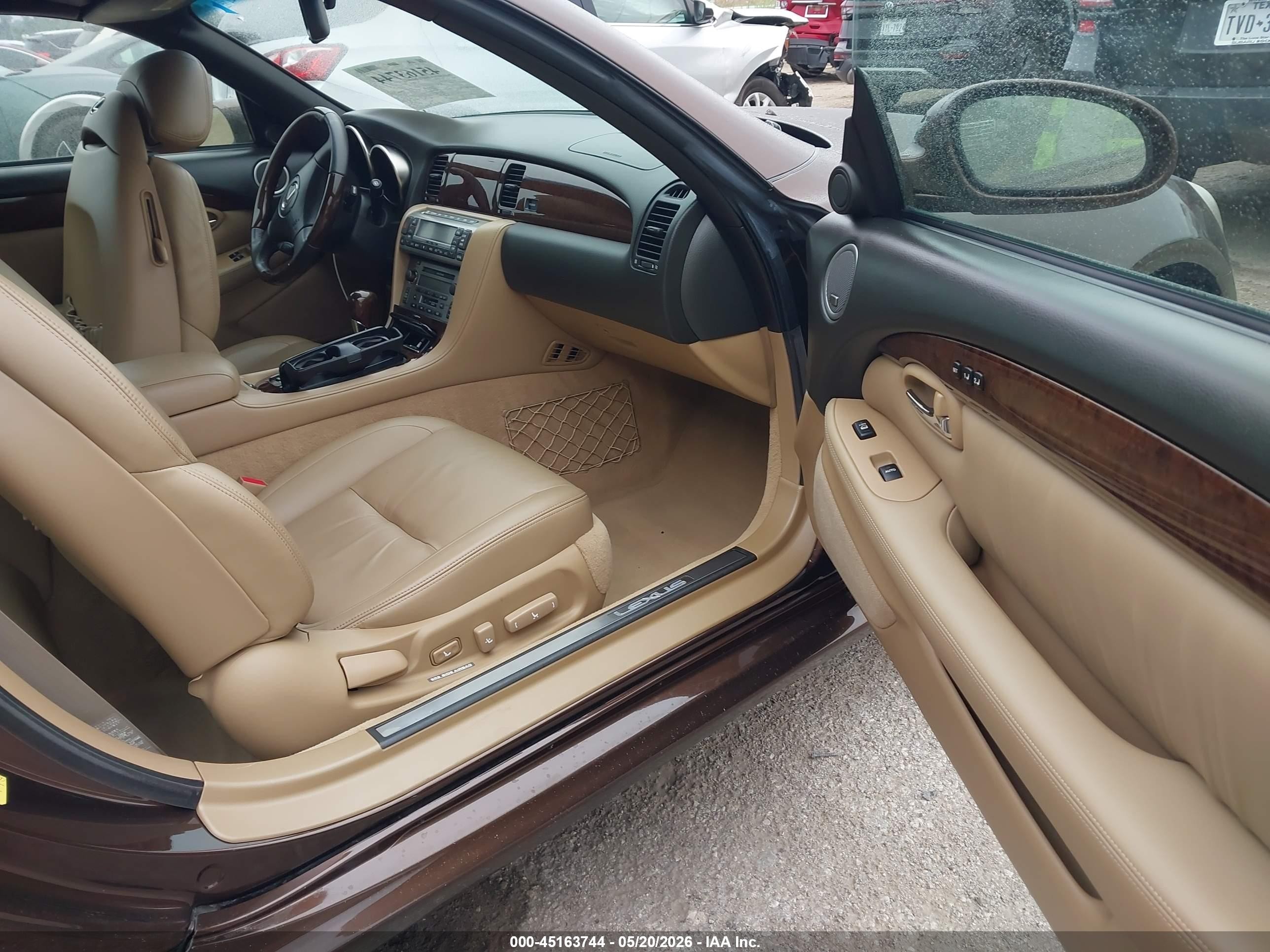 2006 Lexus Sc 430 Brown vin: JTHFN48Y769000562