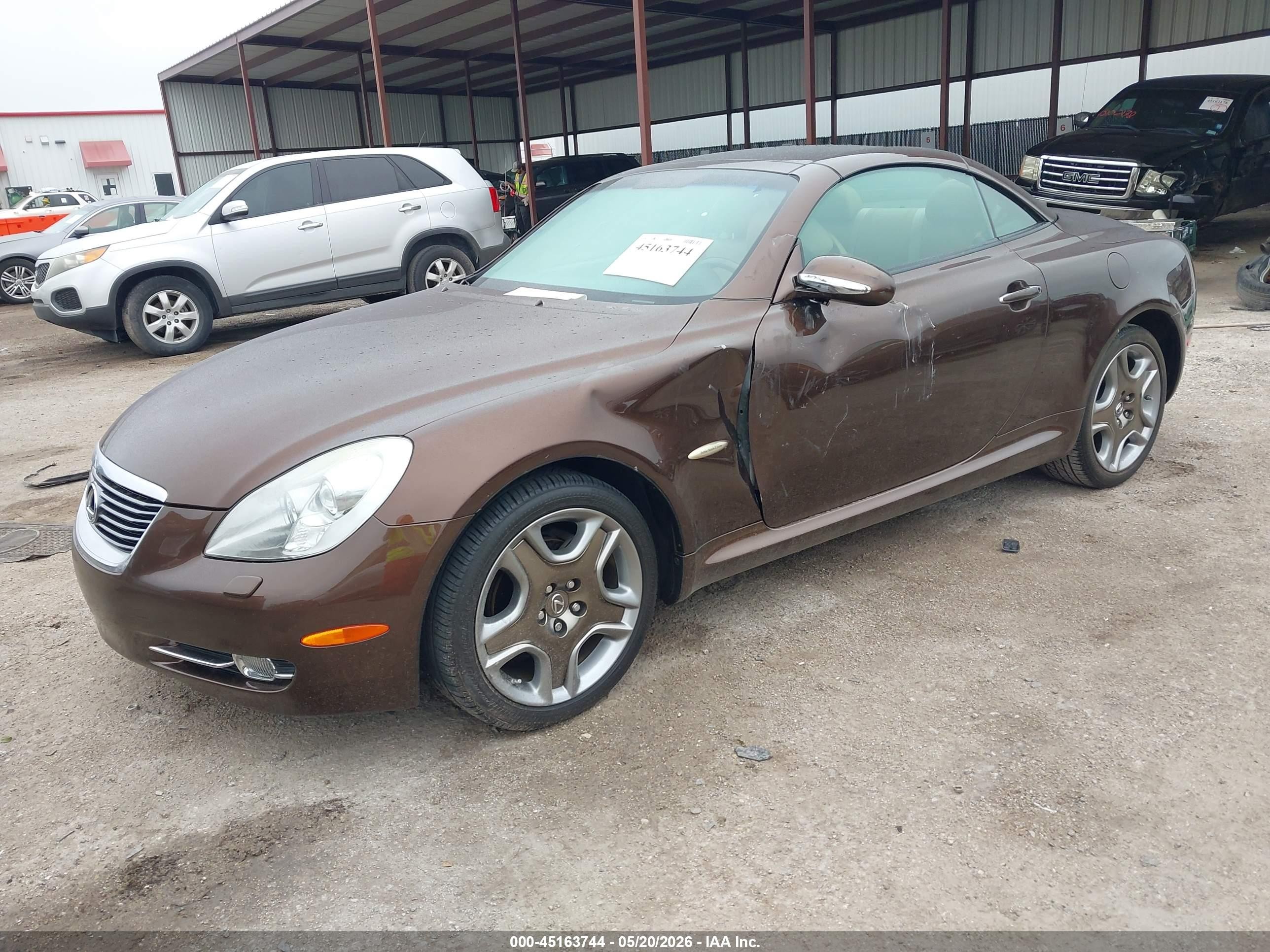 2006 Lexus Sc 430 Brown vin: JTHFN48Y769000562