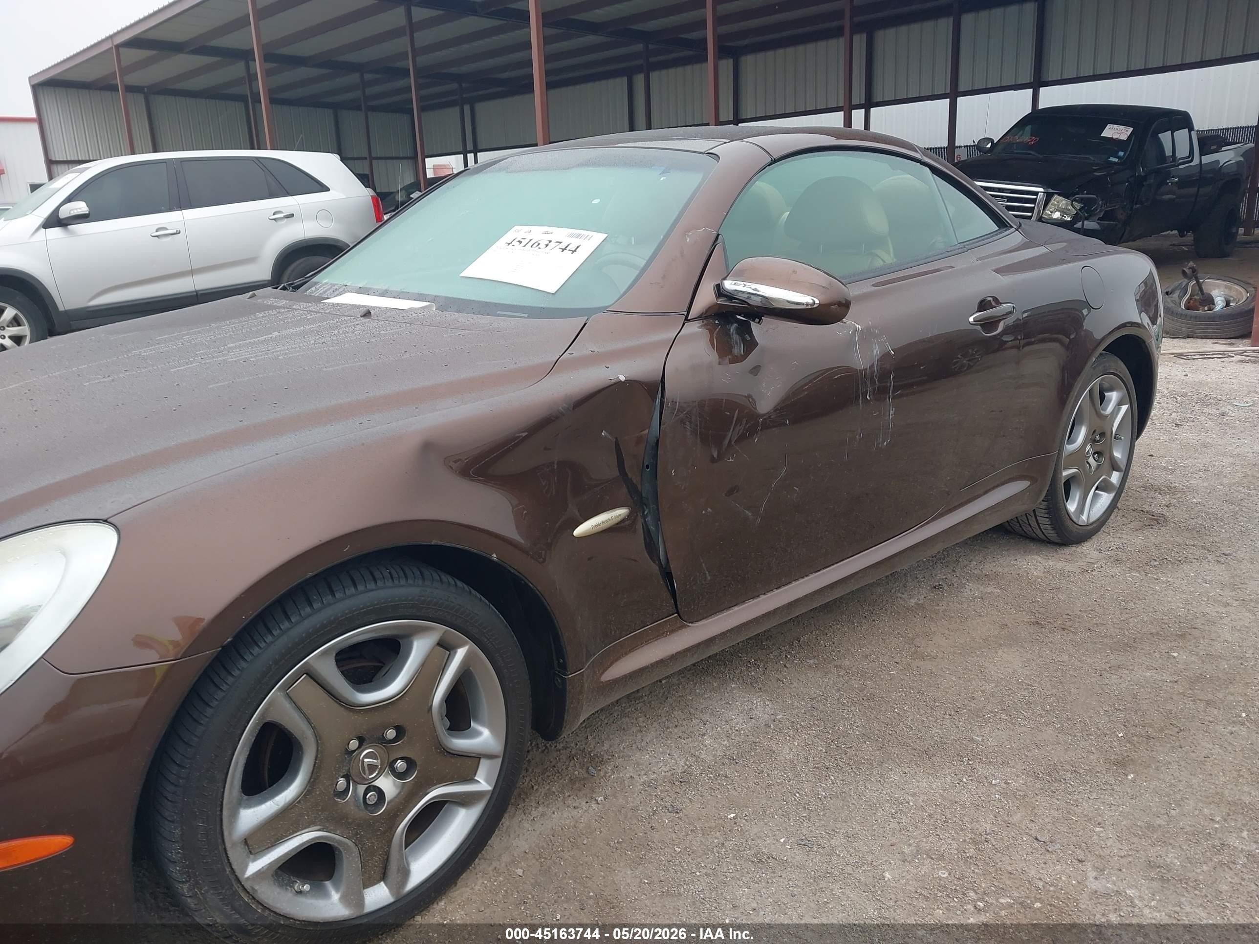2006 Lexus Sc 430 Brown vin: JTHFN48Y769000562
