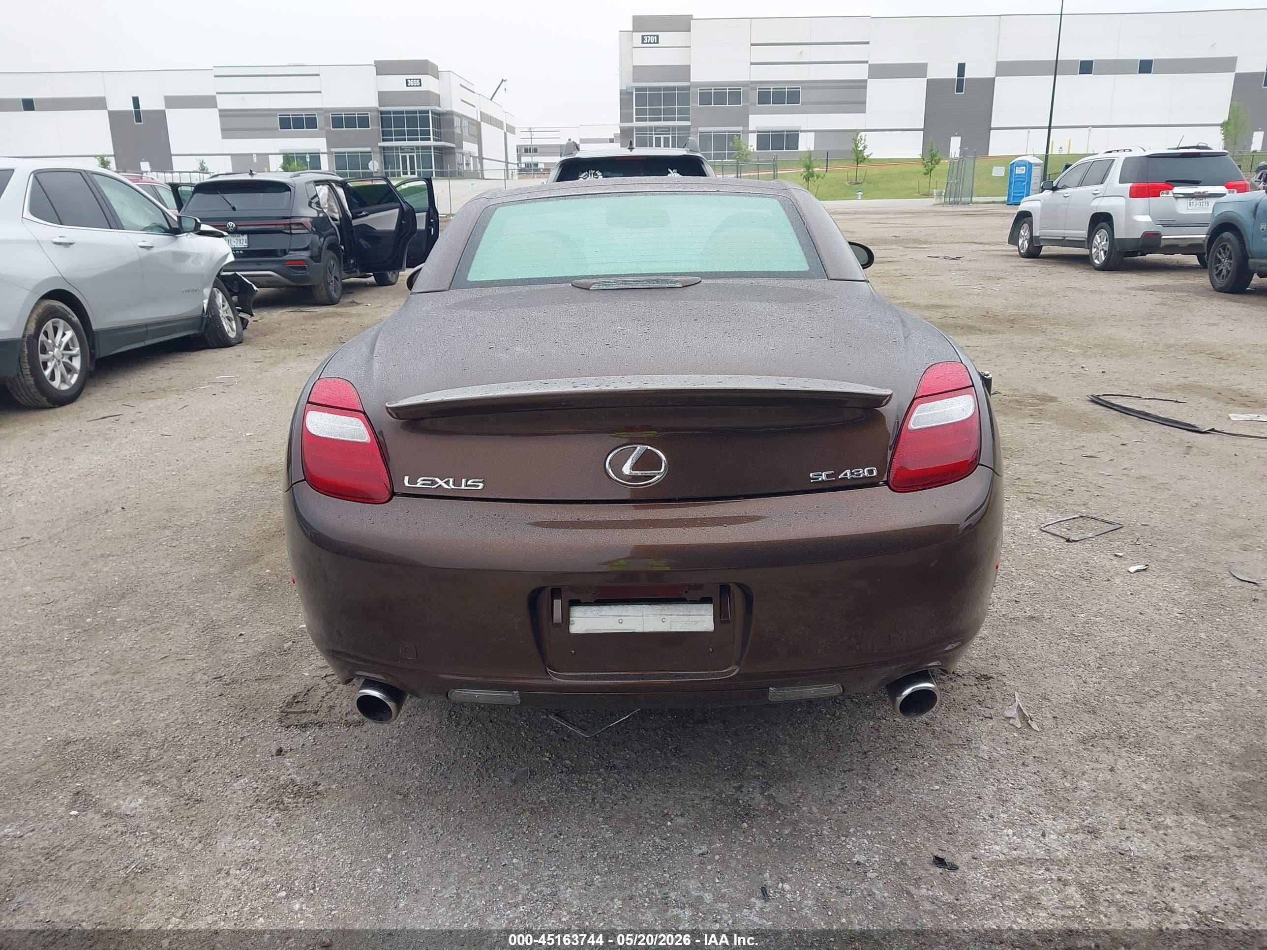2006 Lexus Sc 430 Brown vin: JTHFN48Y769000562
