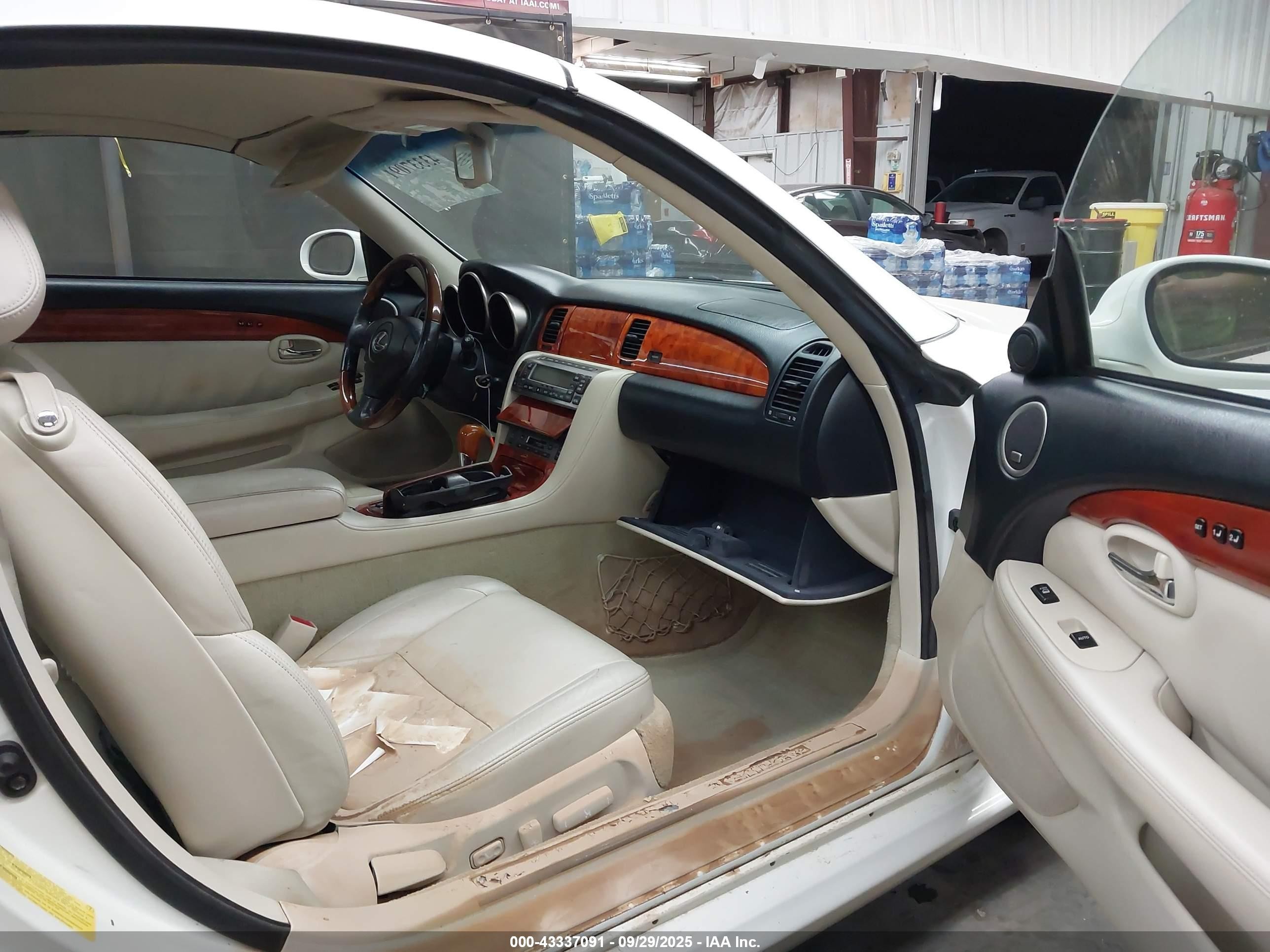 2006 Lexus Sc 430   White vin: JTHFN48Y769005874