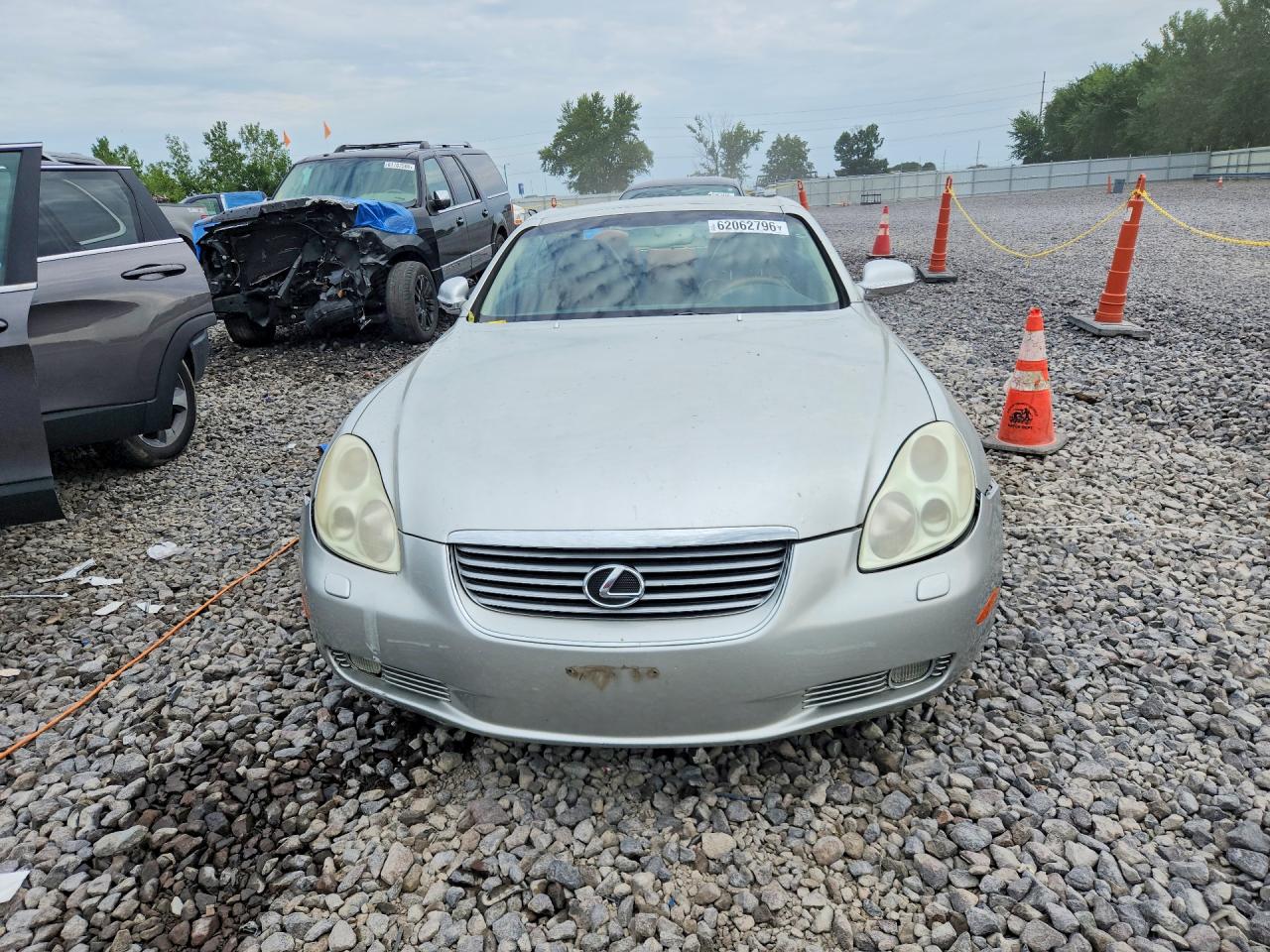 2002 Lexus Sc 430 Silver vin: JTHFN48Y820006594
