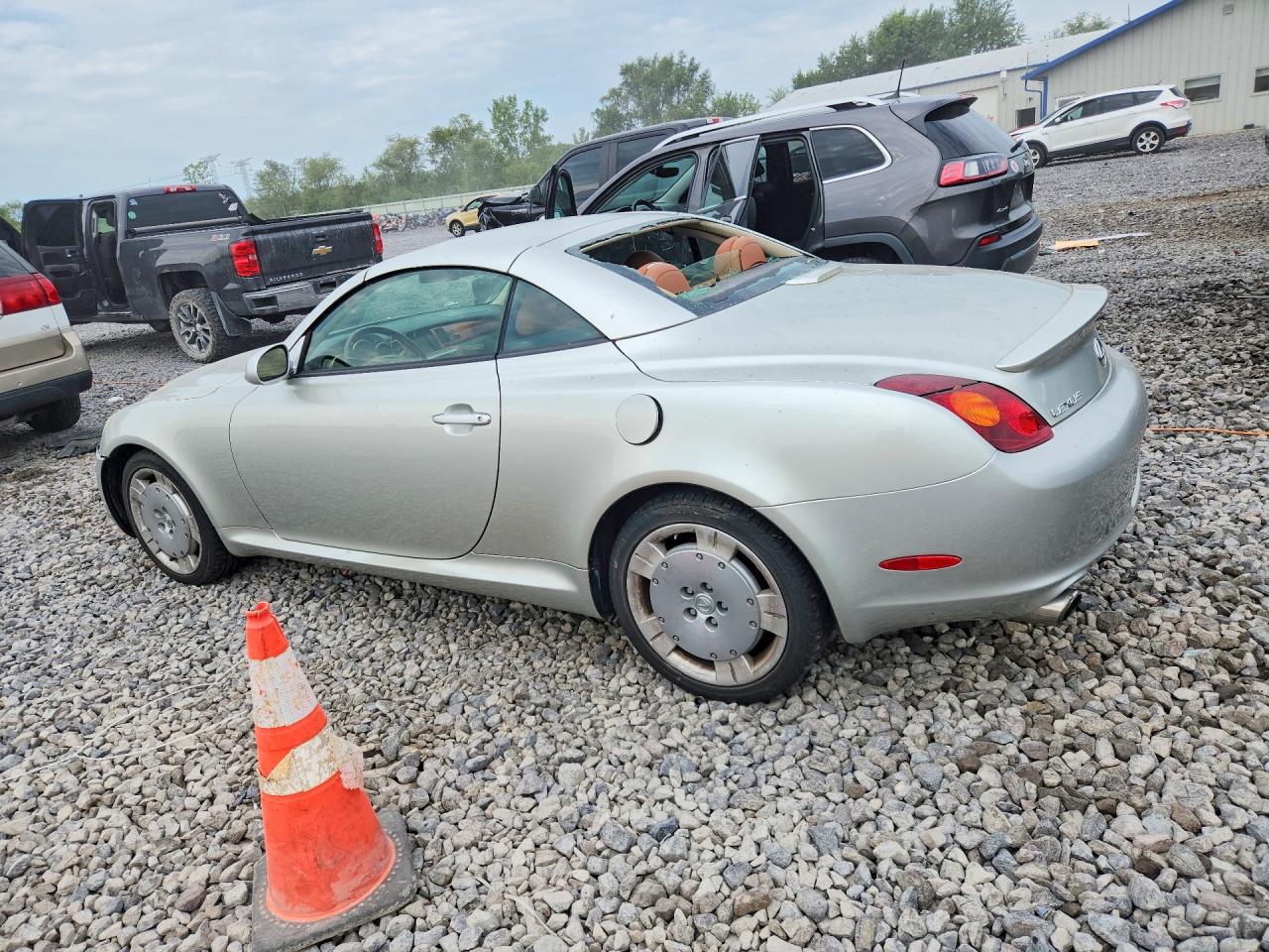 2002 Lexus Sc 430 Silver vin: JTHFN48Y820006594
