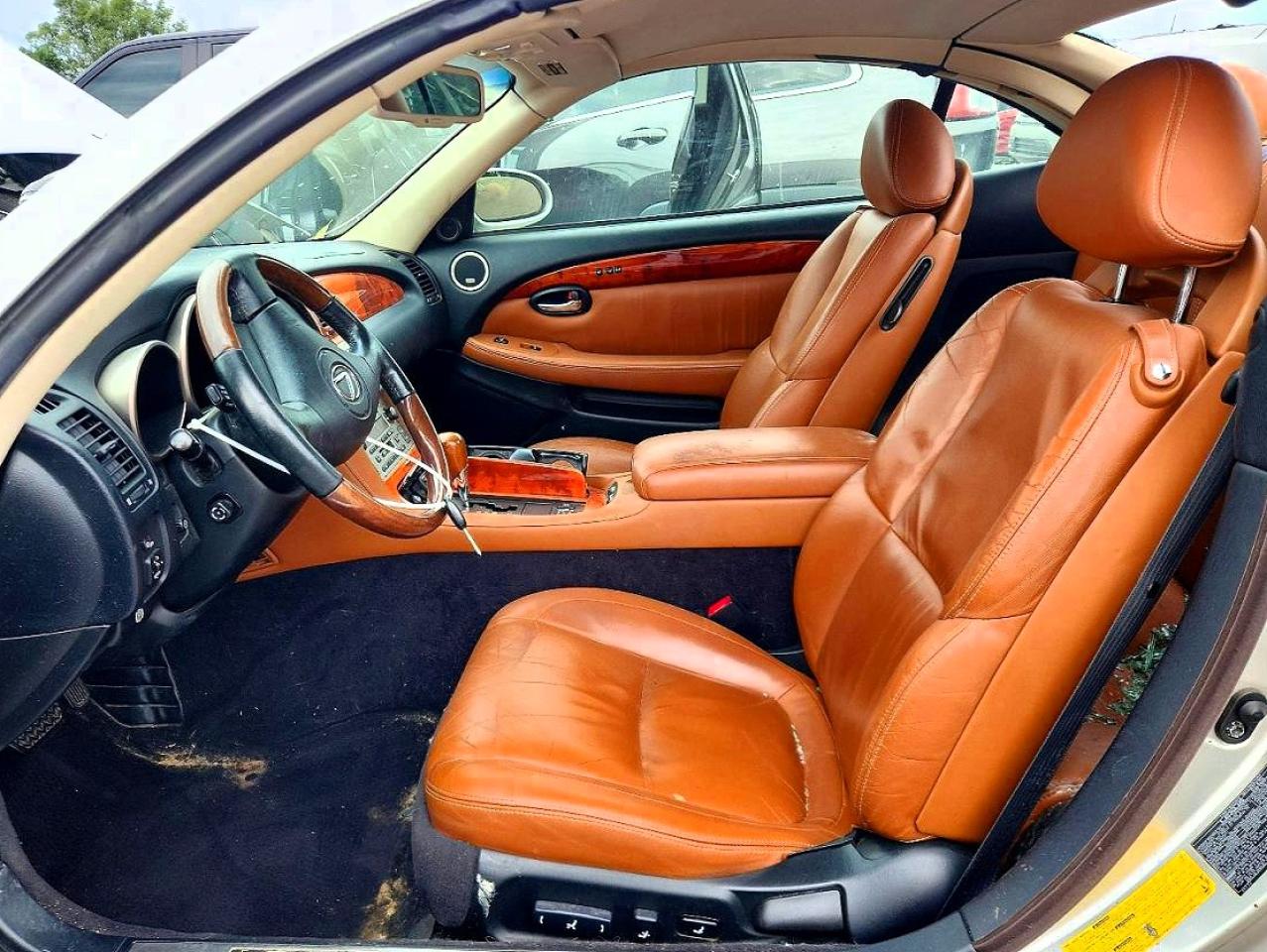2002 Lexus Sc 430 Silver vin: JTHFN48Y820006594