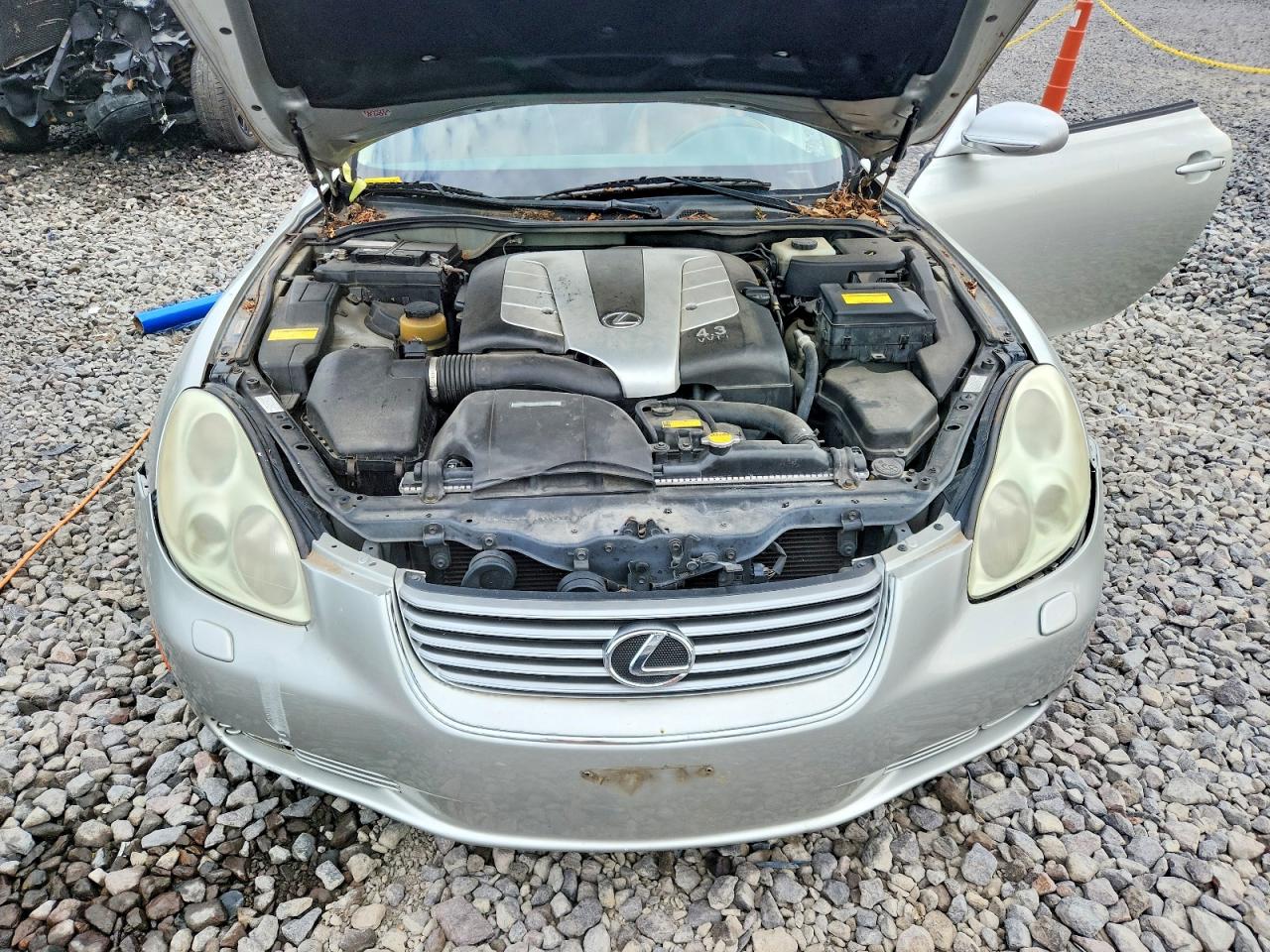 2002 Lexus Sc 430 Silver vin: JTHFN48Y820006594