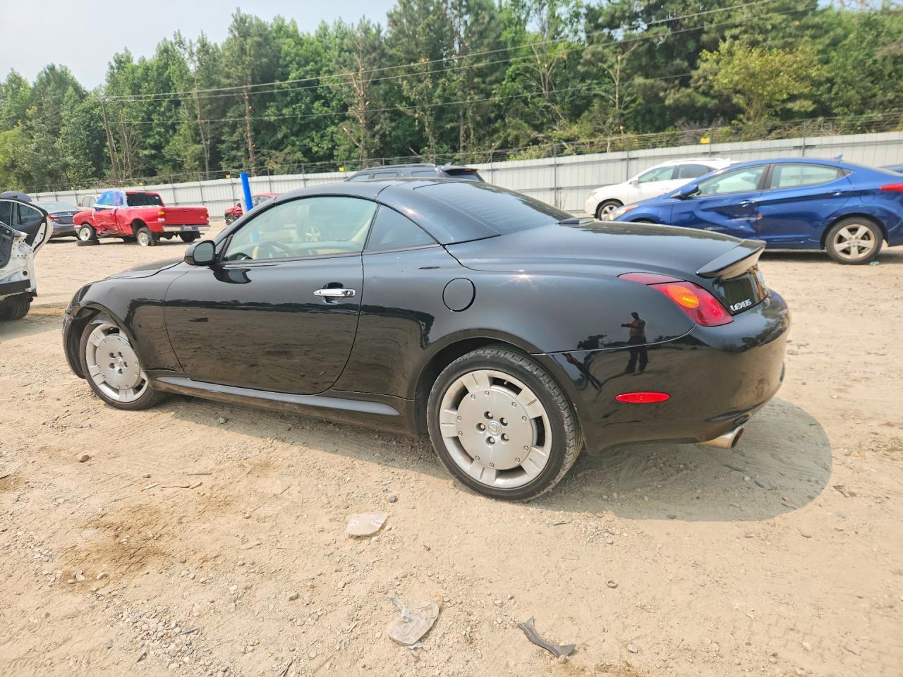 2002 Lexus Sc 430 Black vin: JTHFN48Y820006787