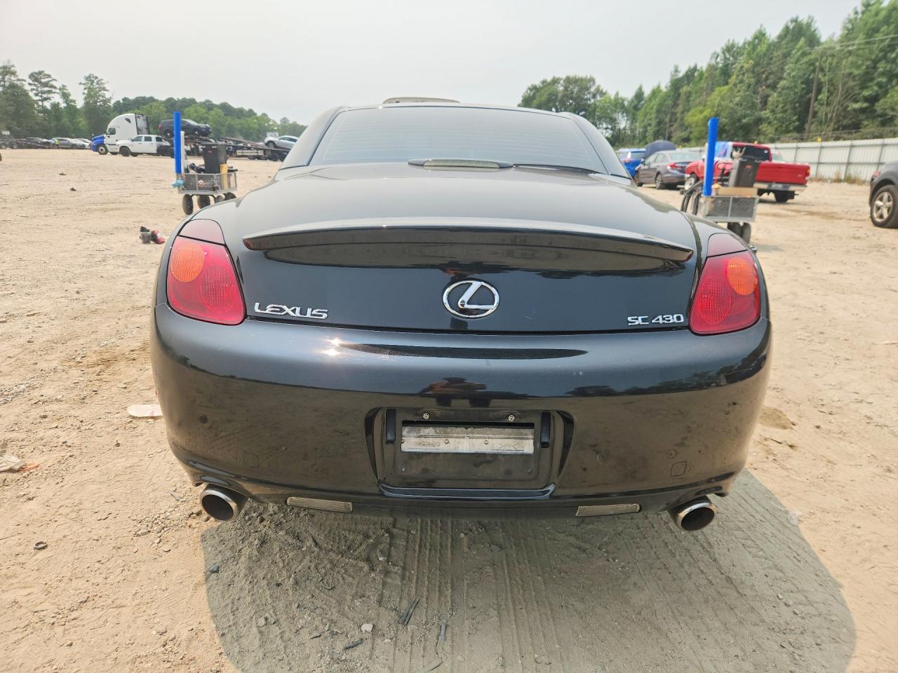 2002 Lexus Sc 430 Black vin: JTHFN48Y820006787