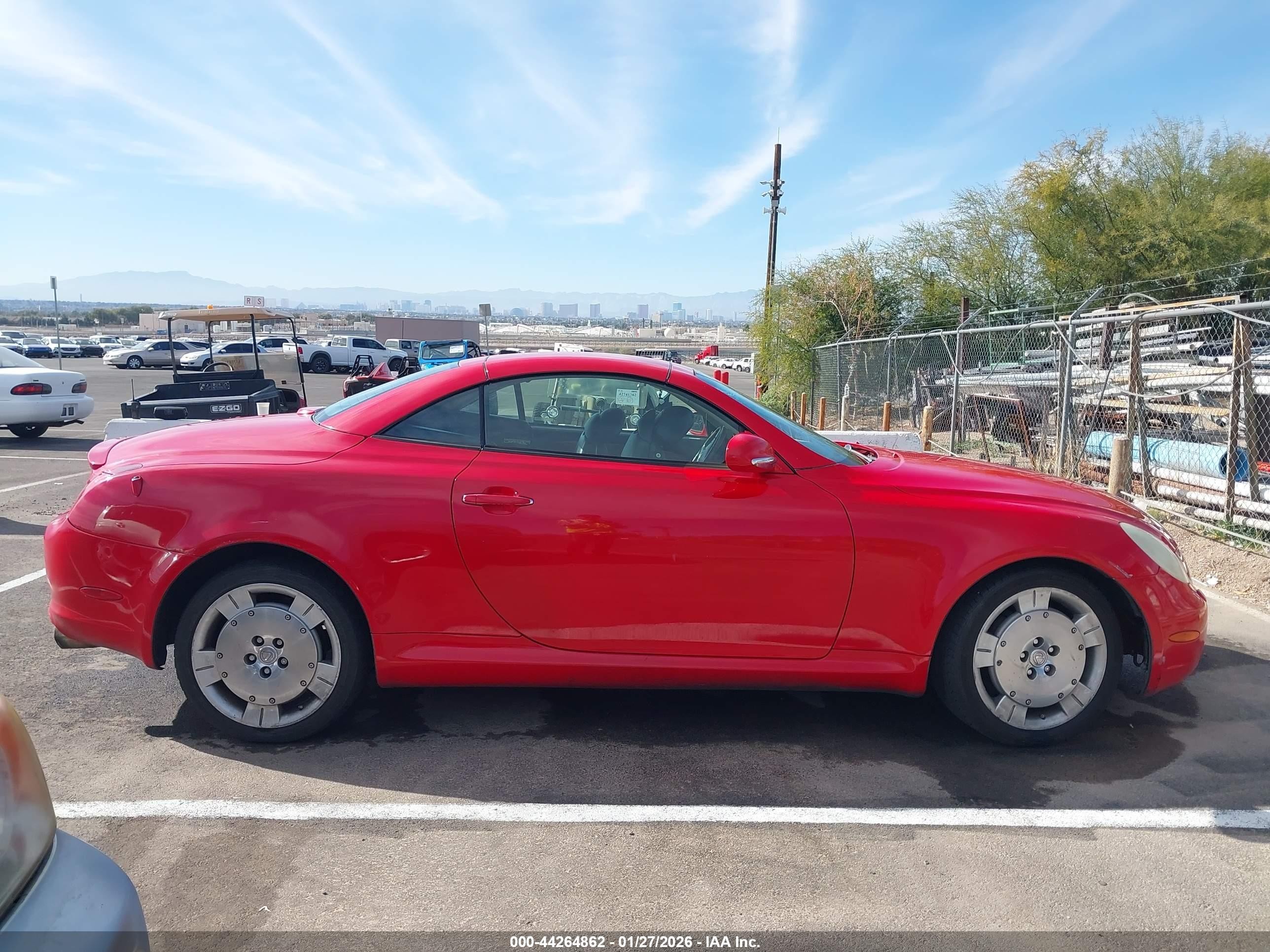 2002 Lexus Sc 430   Red vin: JTHFN48Y820007129