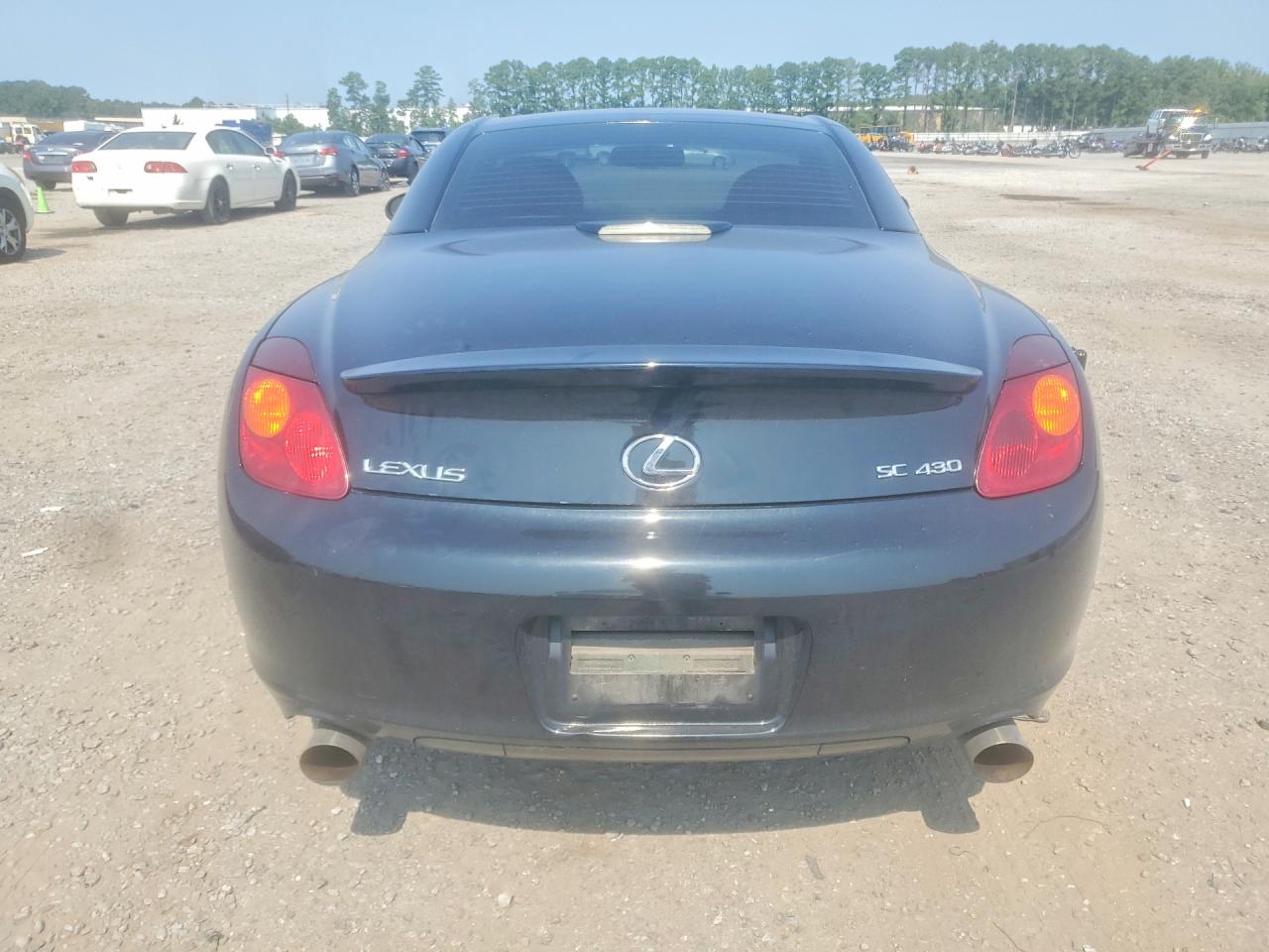 2002 Lexus Sc 430 Black vin: JTHFN48Y820007454