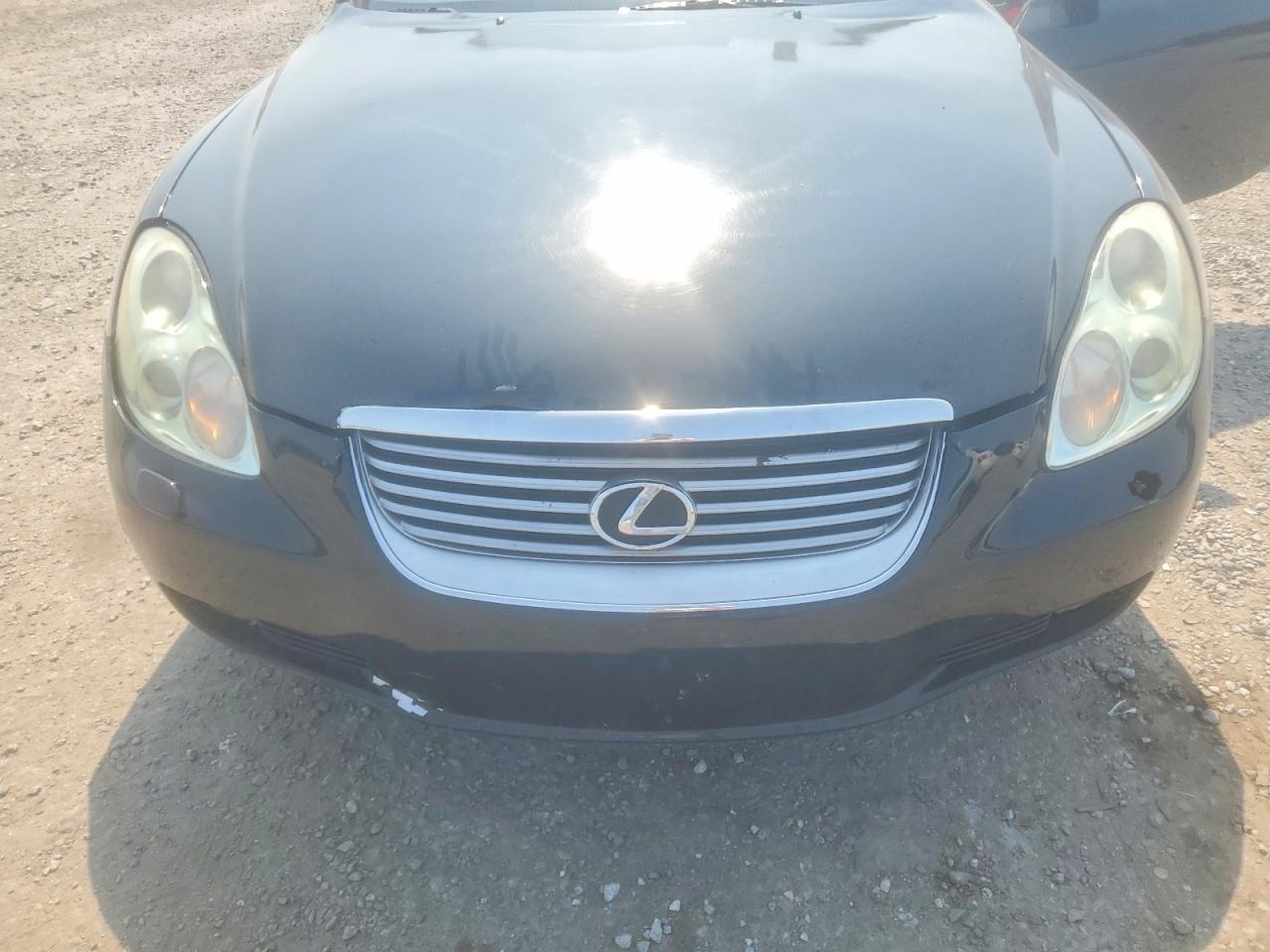 2002 Lexus Sc 430 Black vin: JTHFN48Y820007454