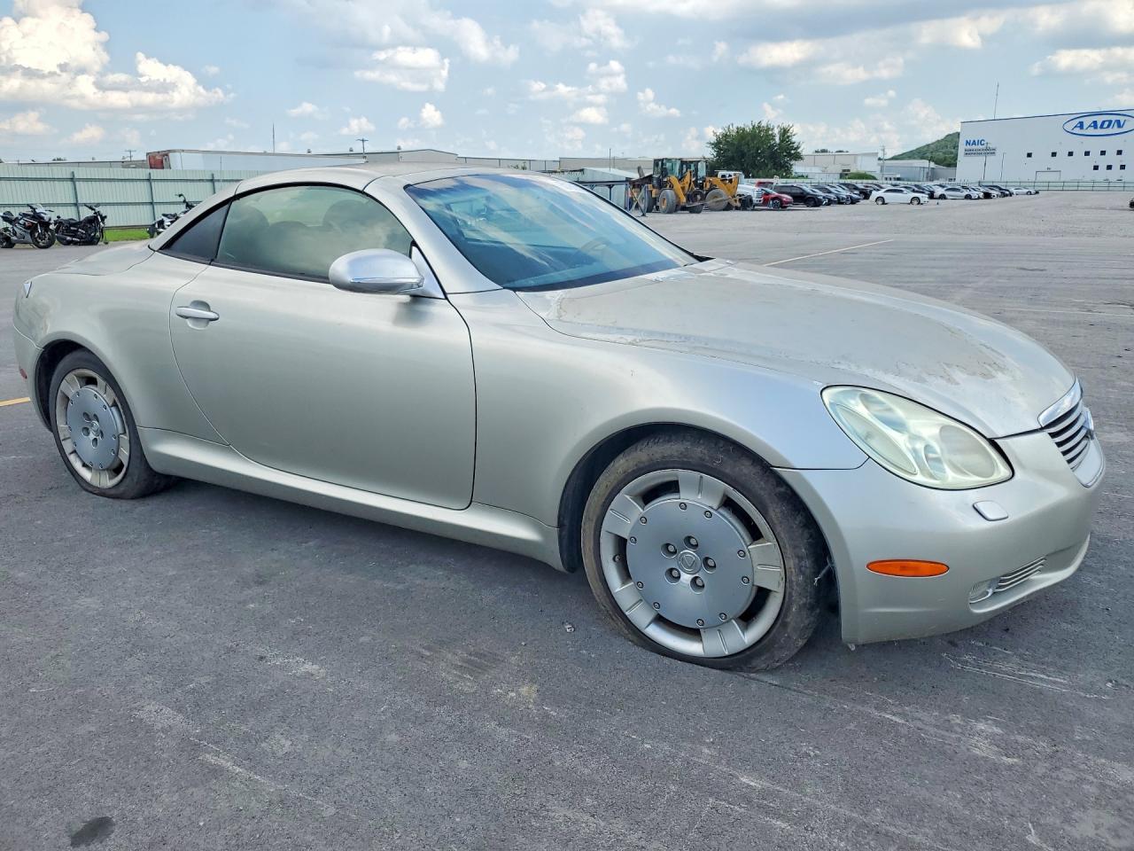 2002 Lexus Sc 430 Silver vin: JTHFN48Y820012797