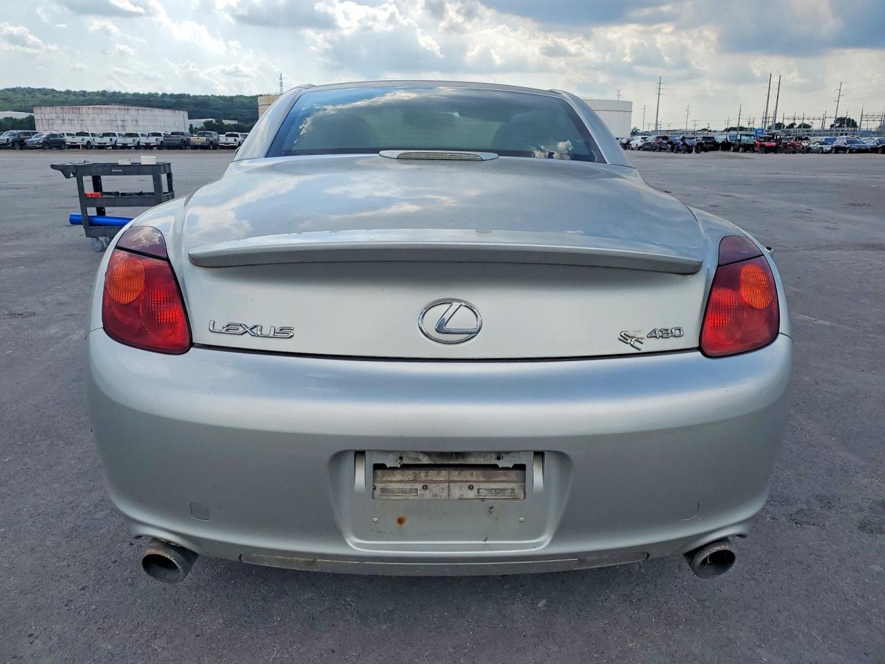 2002 Lexus Sc 430 Silver vin: JTHFN48Y820012797