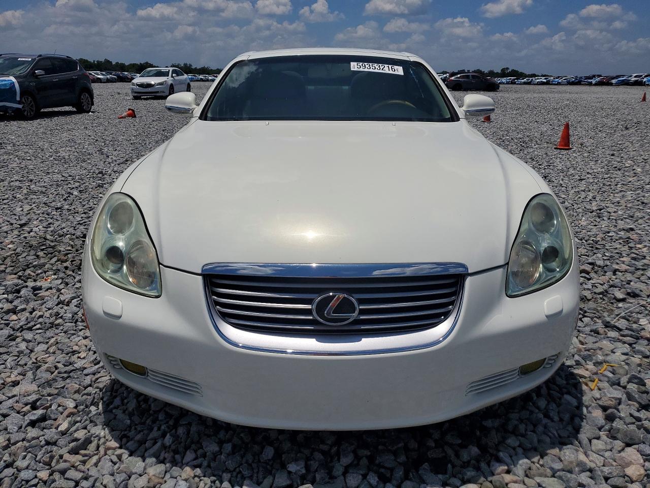 2002 Lexus Sc 430 White vin: JTHFN48Y820025436
