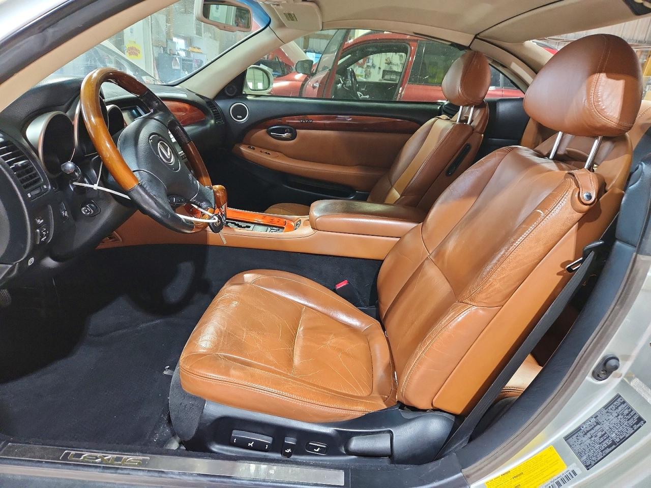 2004 Lexus Sc 430 Base Silver vin: JTHFN48Y840050372
