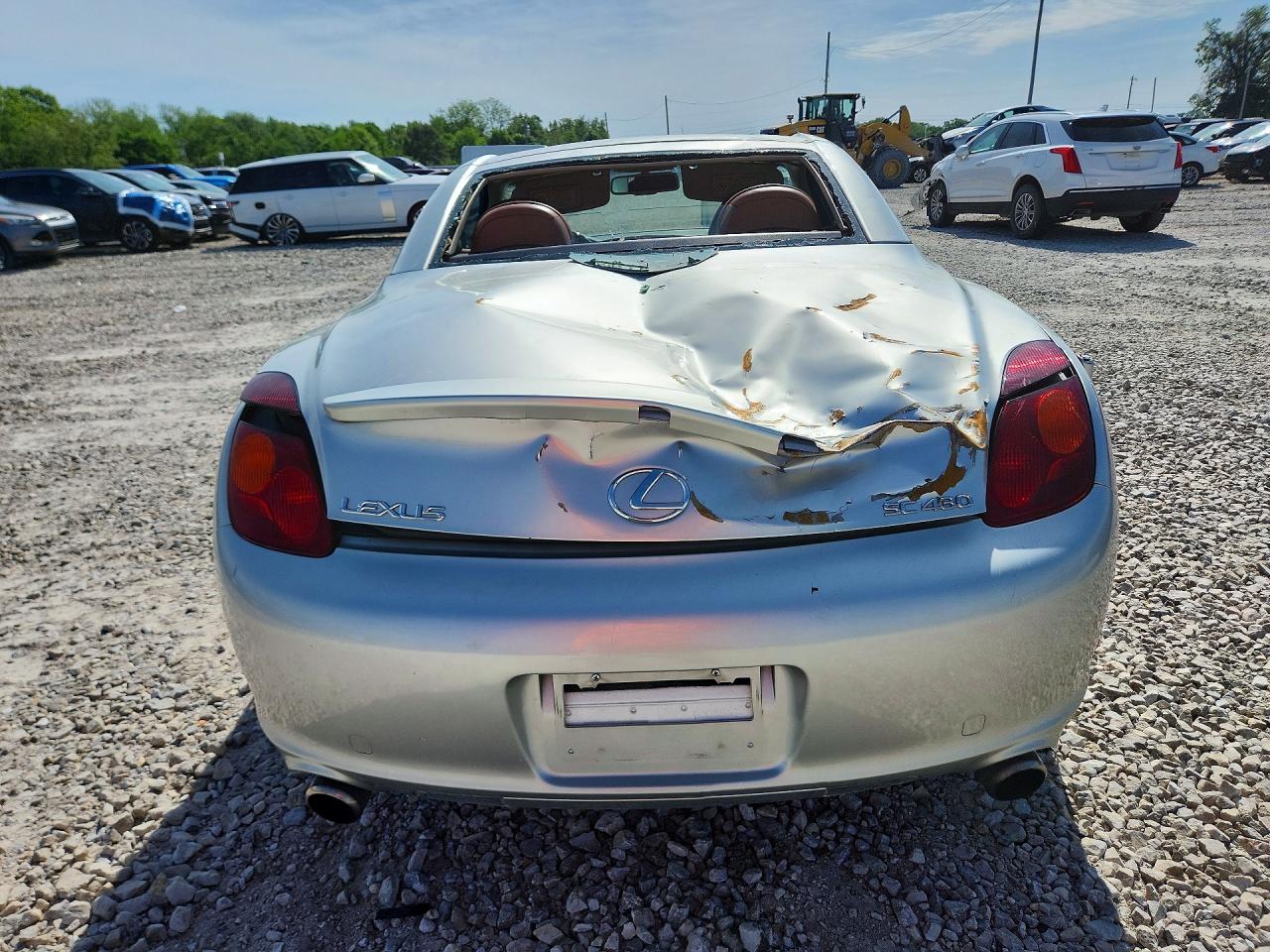 2004 Lexus Sc 430 Base Silver vin: JTHFN48Y840050372