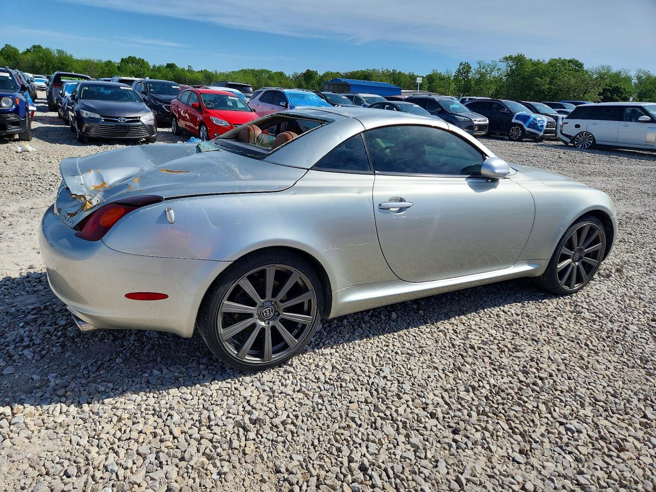 2004 Lexus Sc 430 Base Silver vin: JTHFN48Y840050372