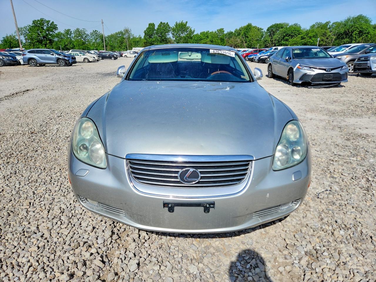 2004 Lexus Sc 430 Base Silver vin: JTHFN48Y840050372