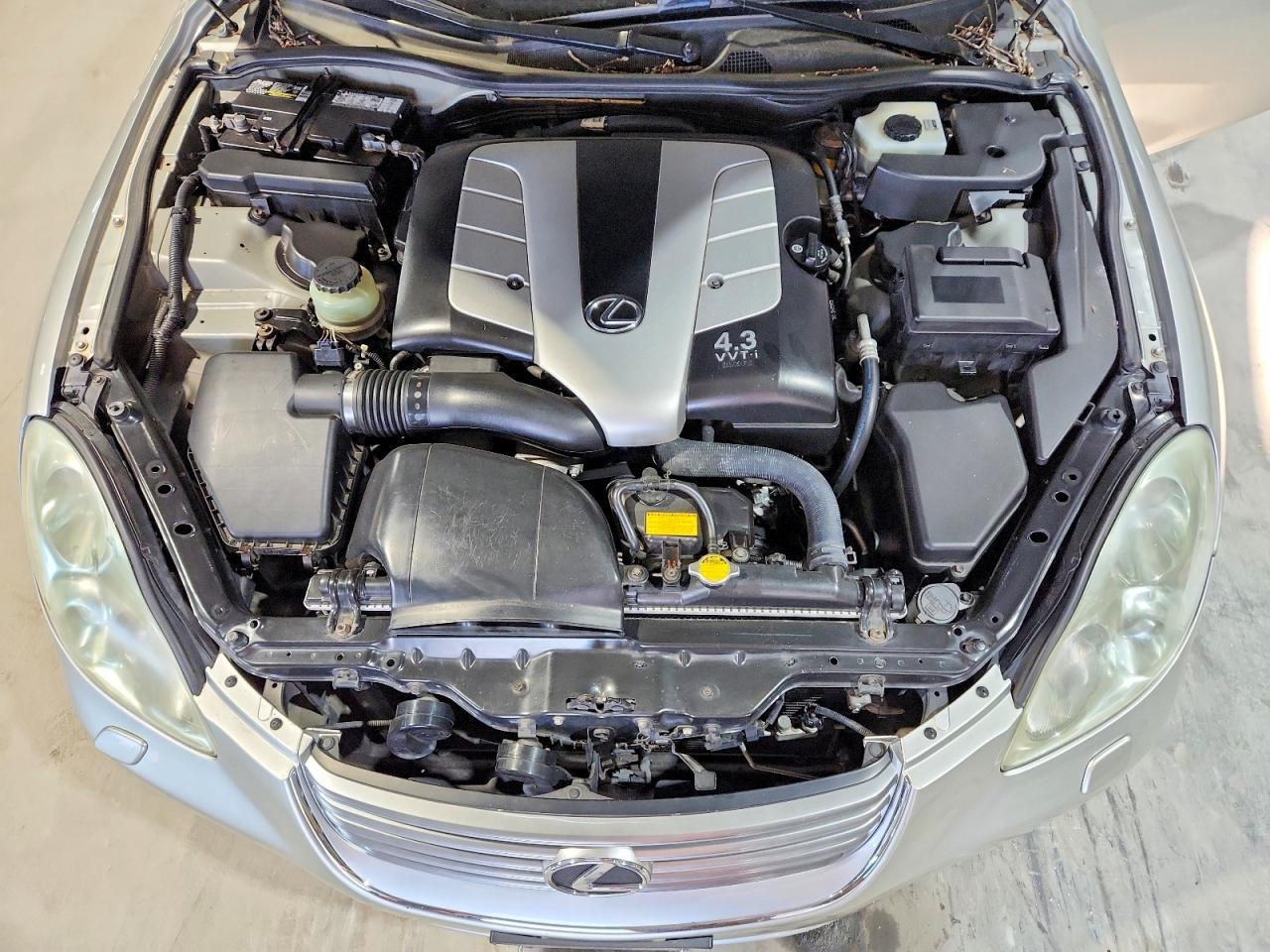 2004 Lexus Sc 430 Base Silver vin: JTHFN48Y840050372