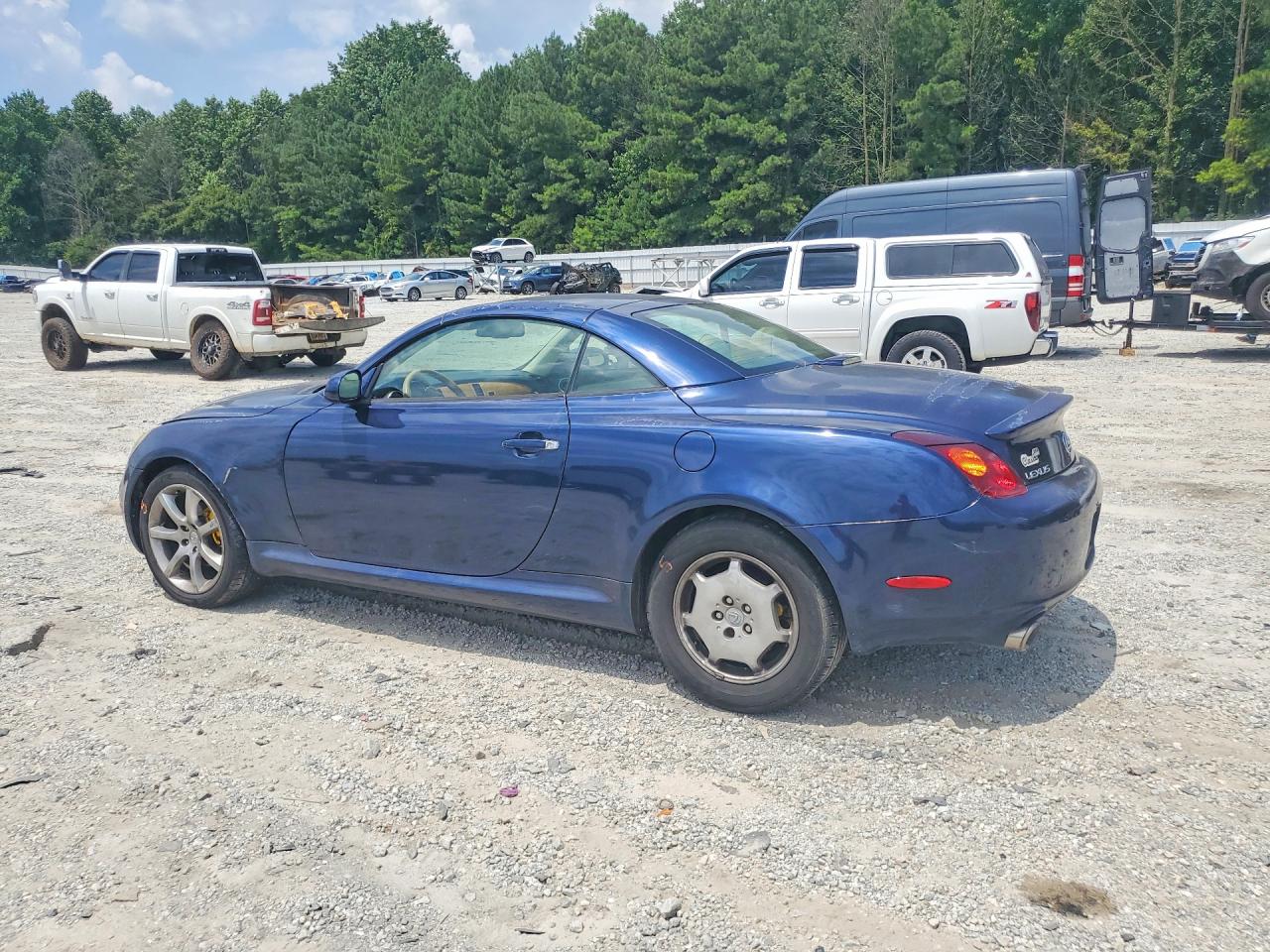 2004 Lexus Sc 430 Blue vin: JTHFN48Y840057144