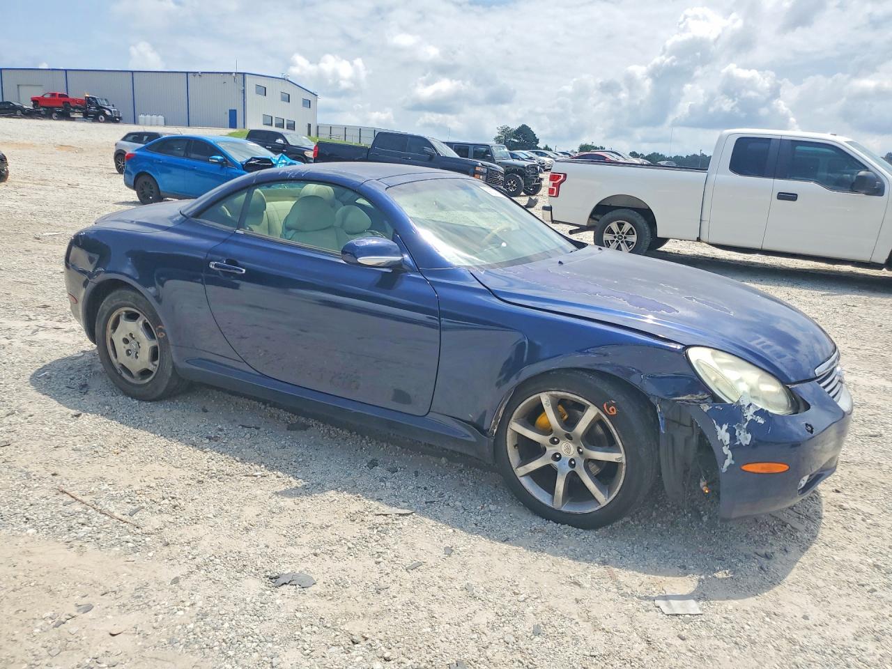 2004 Lexus Sc 430 Blue vin: JTHFN48Y840057144