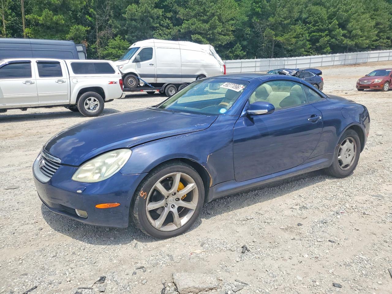 2004 Lexus Sc 430 Blue vin: JTHFN48Y840057144
