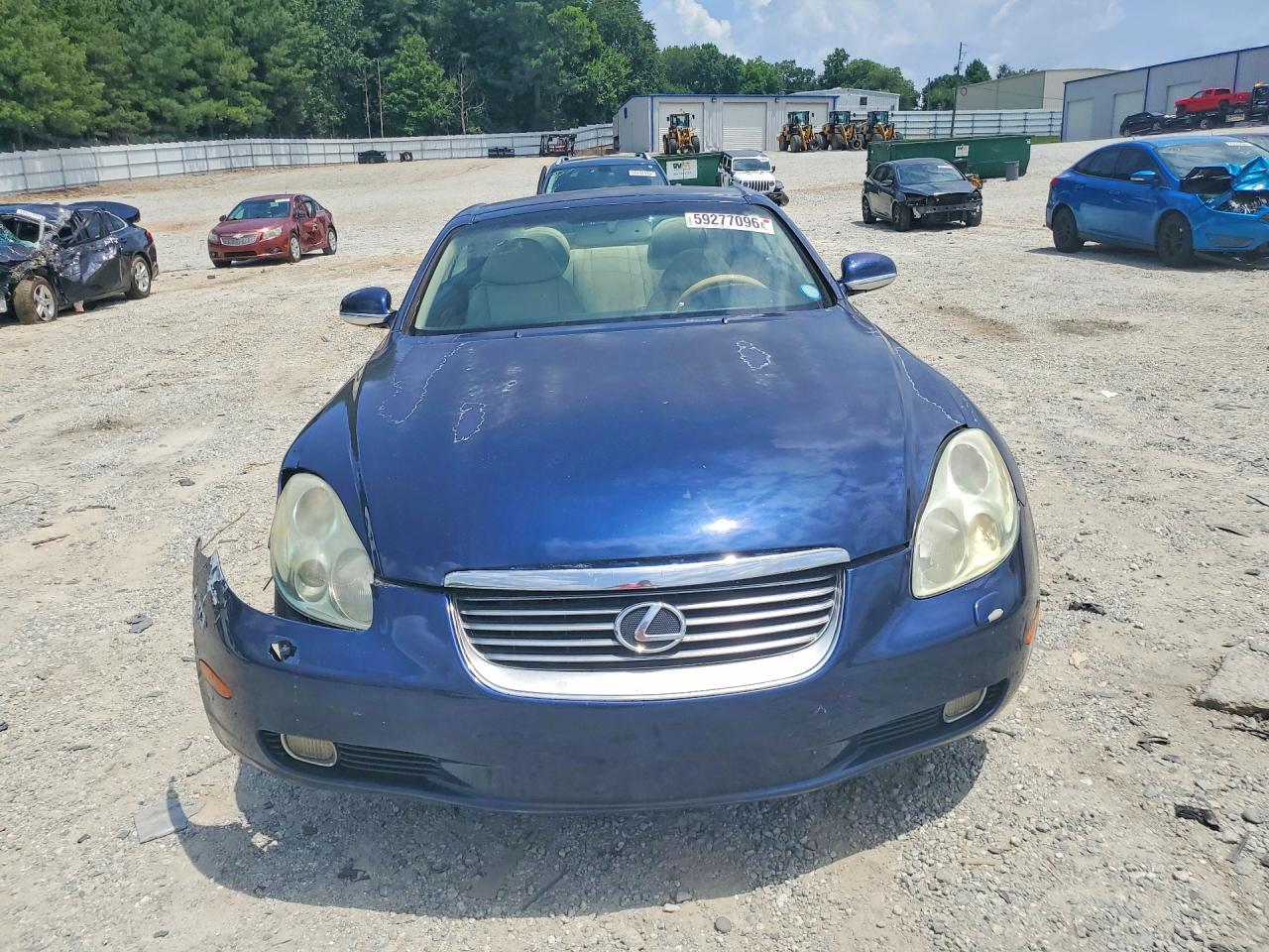 2004 Lexus Sc 430 Blue vin: JTHFN48Y840057144