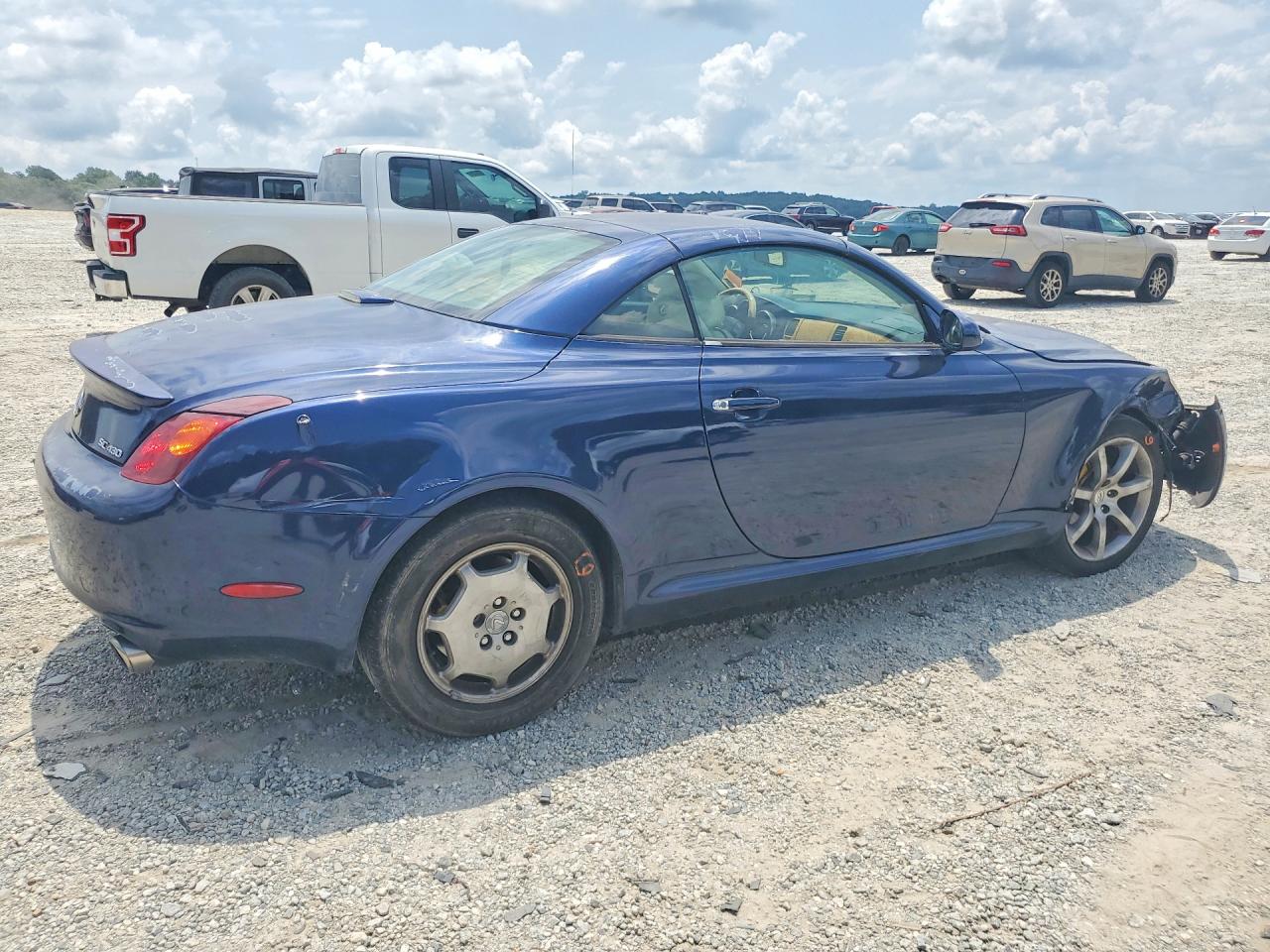 2004 Lexus Sc 430 Blue vin: JTHFN48Y840057144