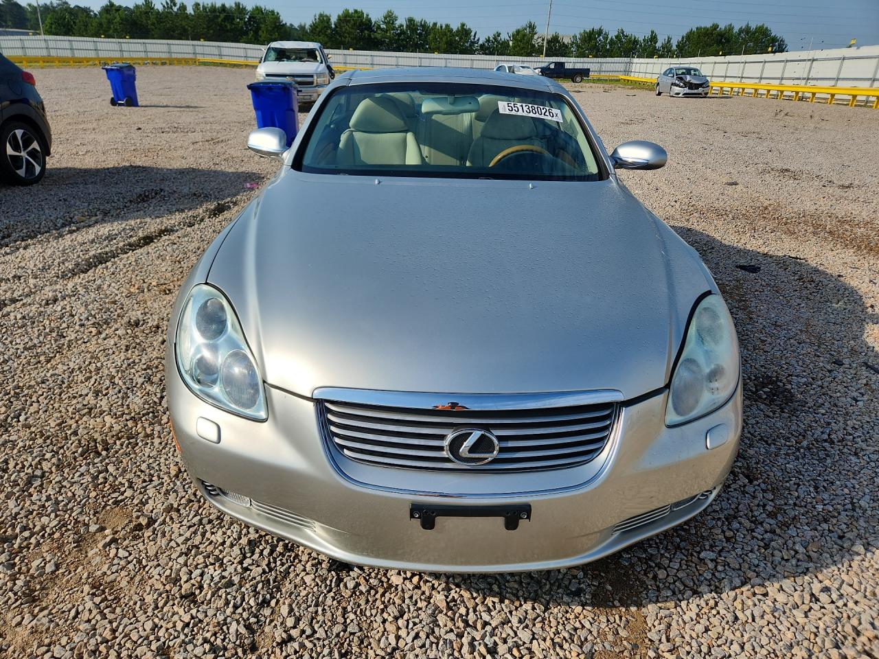 2005 Lexus Sc 430 Silver vin: JTHFN48Y850066587