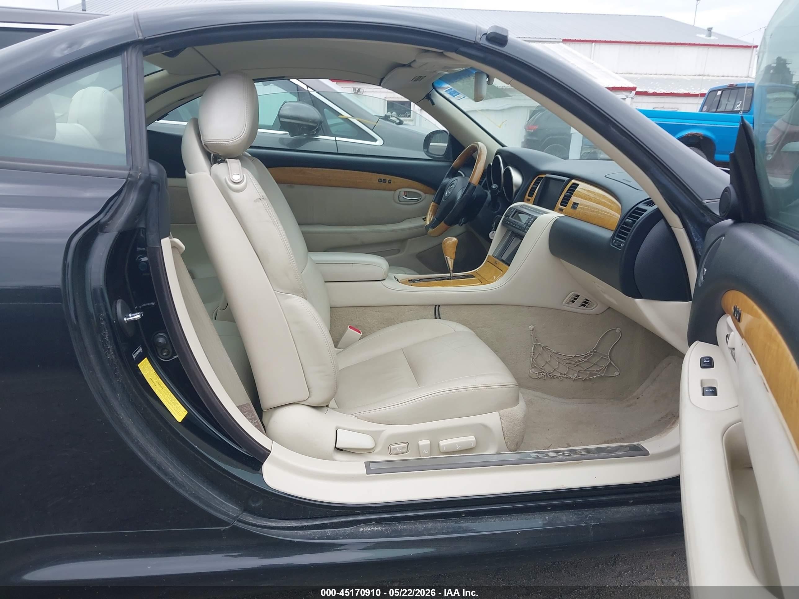 2005 Lexus Sc 430   Black vin: JTHFN48Y850069683