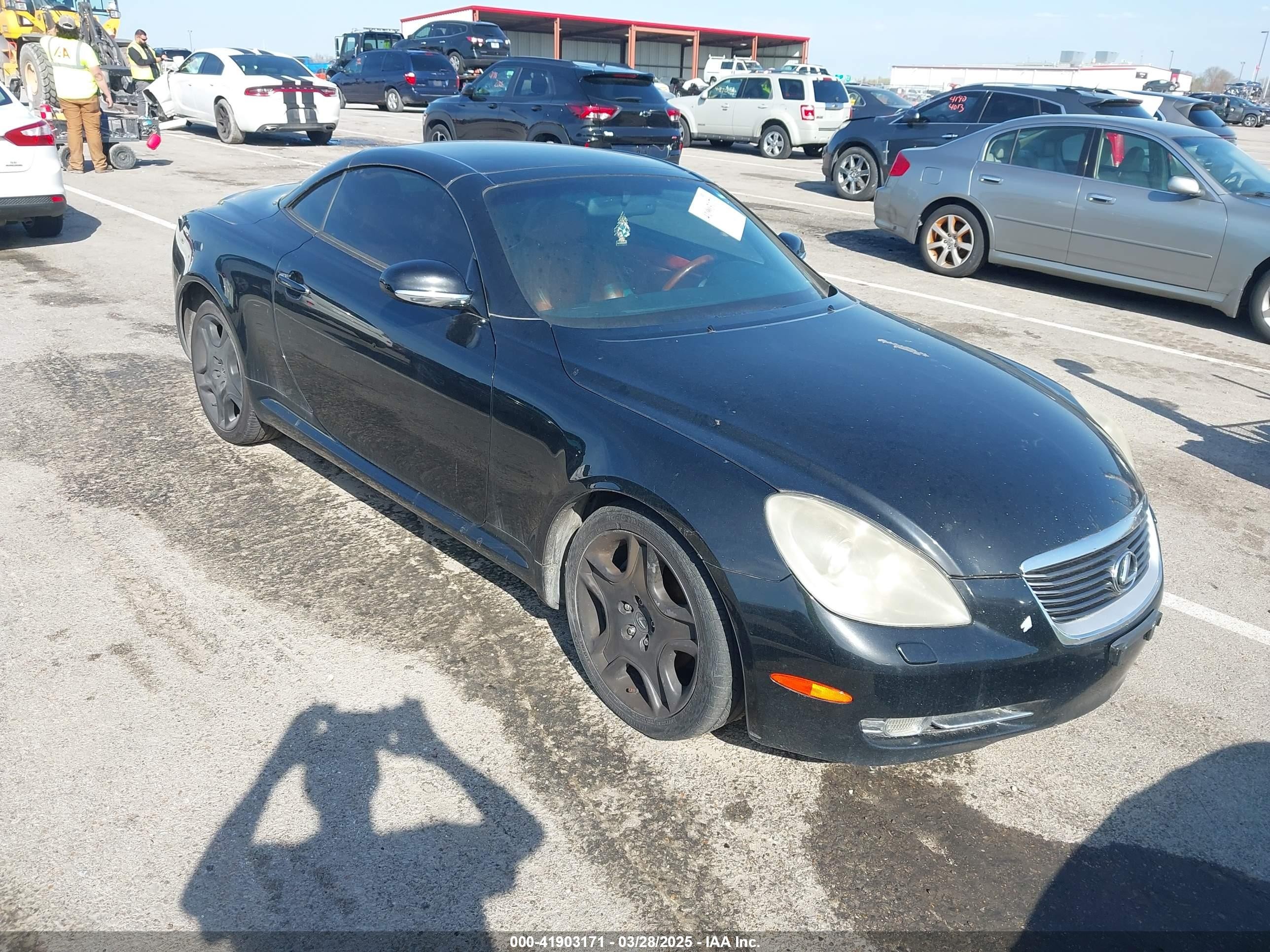 2006 Lexus Sc 430   Black vin: JTHFN48Y869002112
