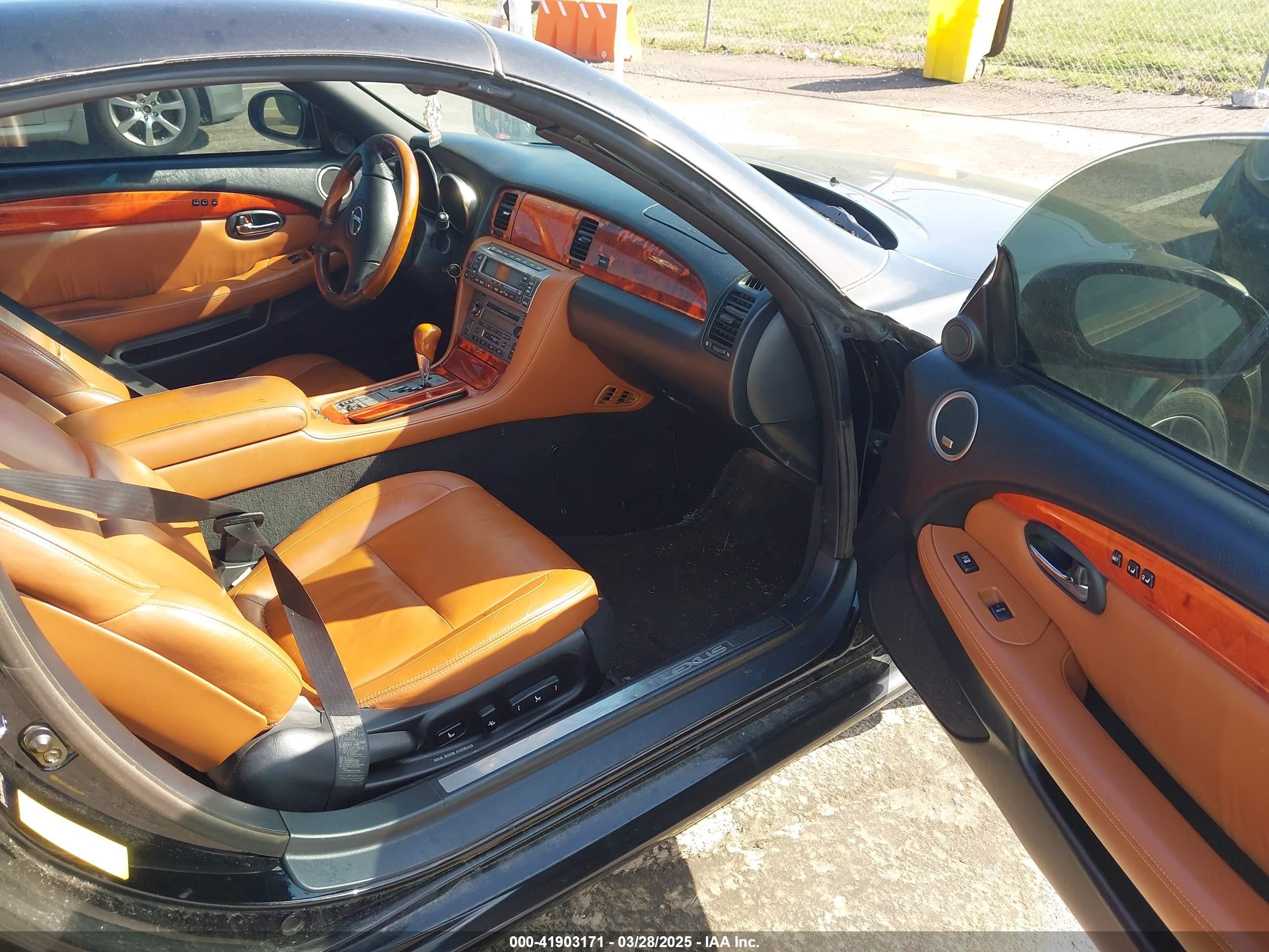 2006 Lexus Sc 430   Black vin: JTHFN48Y869002112