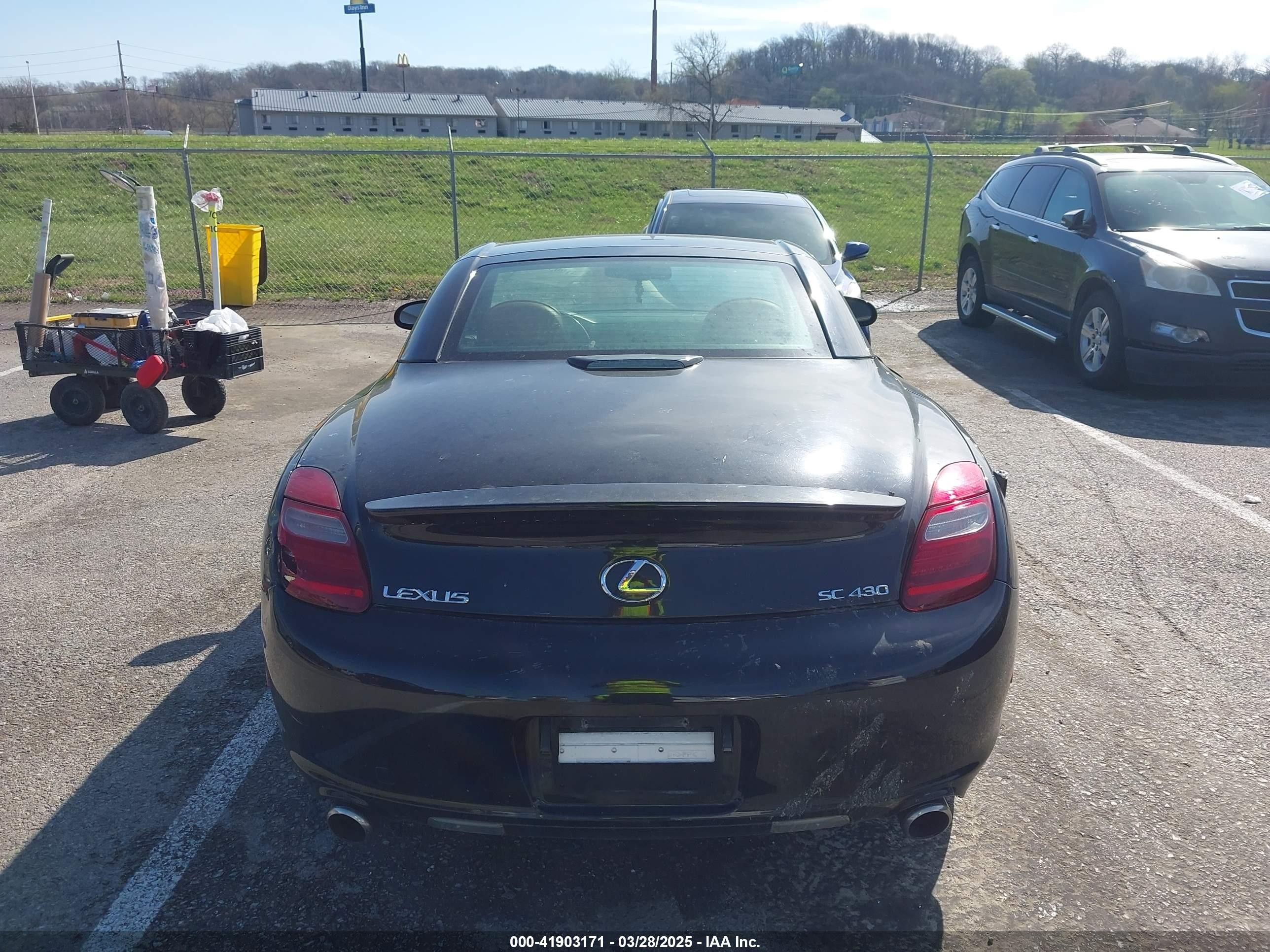 2006 Lexus Sc 430   Black vin: JTHFN48Y869002112