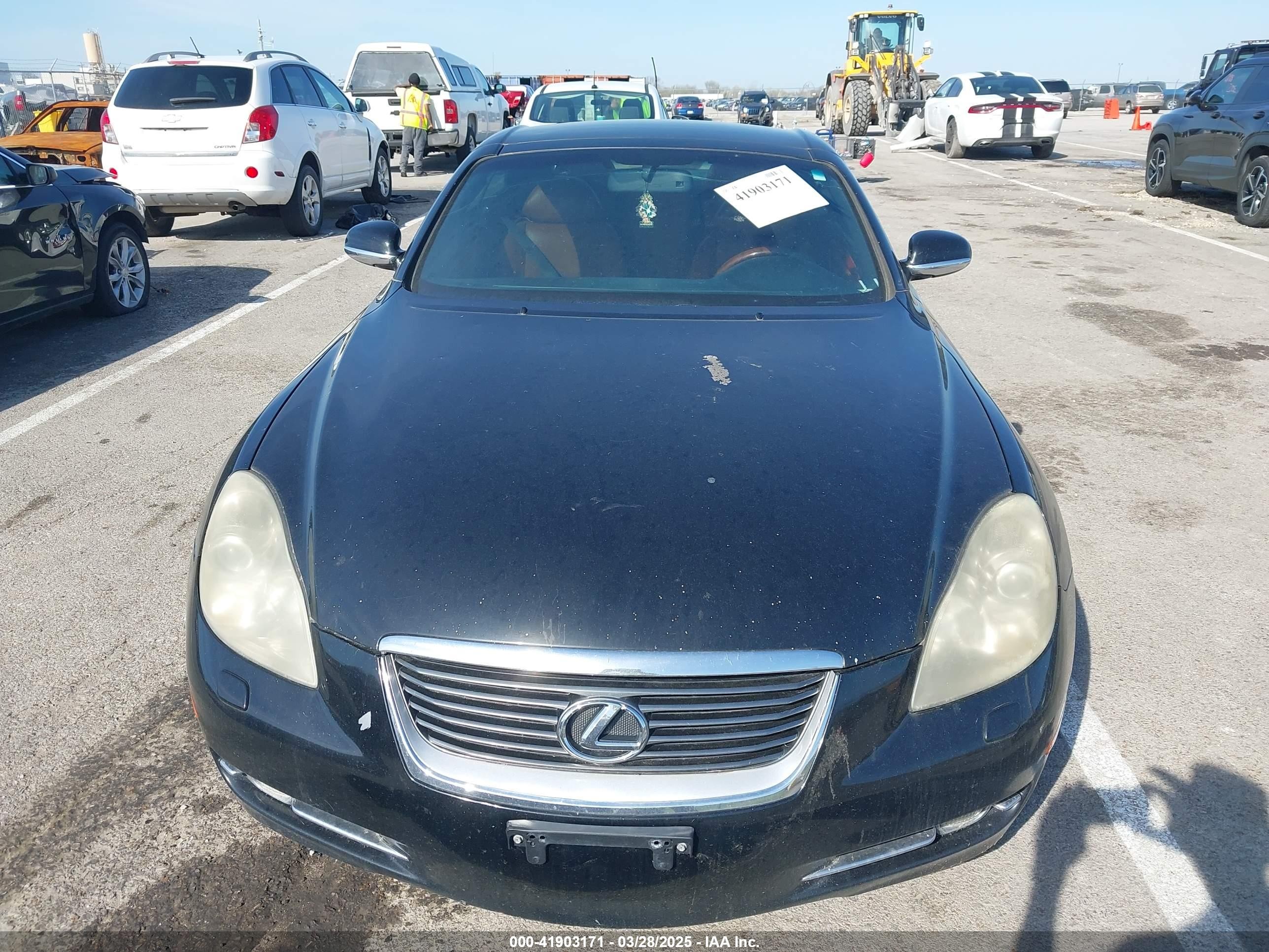 2006 Lexus Sc 430   Black vin: JTHFN48Y869002112