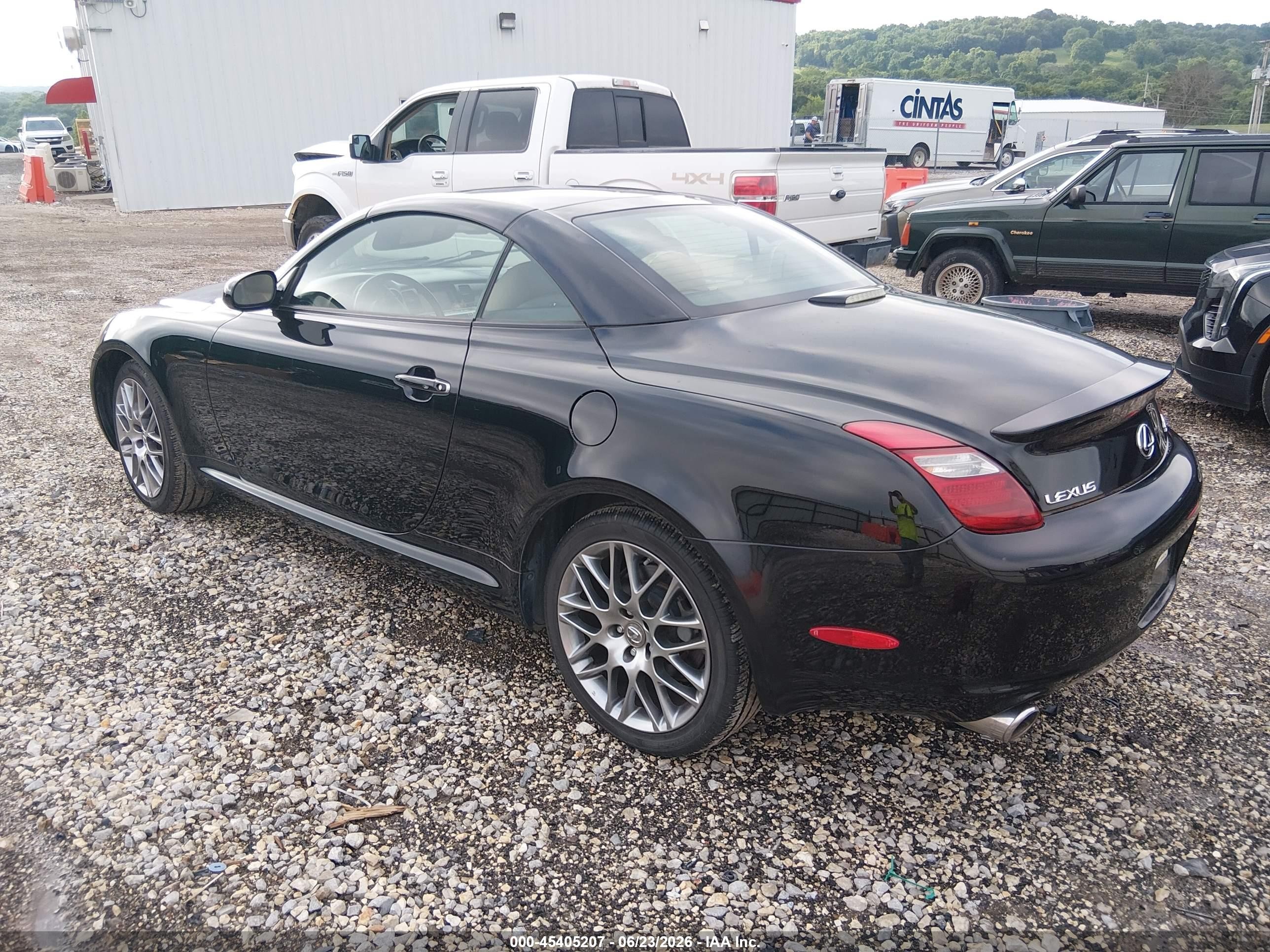 2006 Lexus Sc 430   Black vin: JTHFN48Y869006175