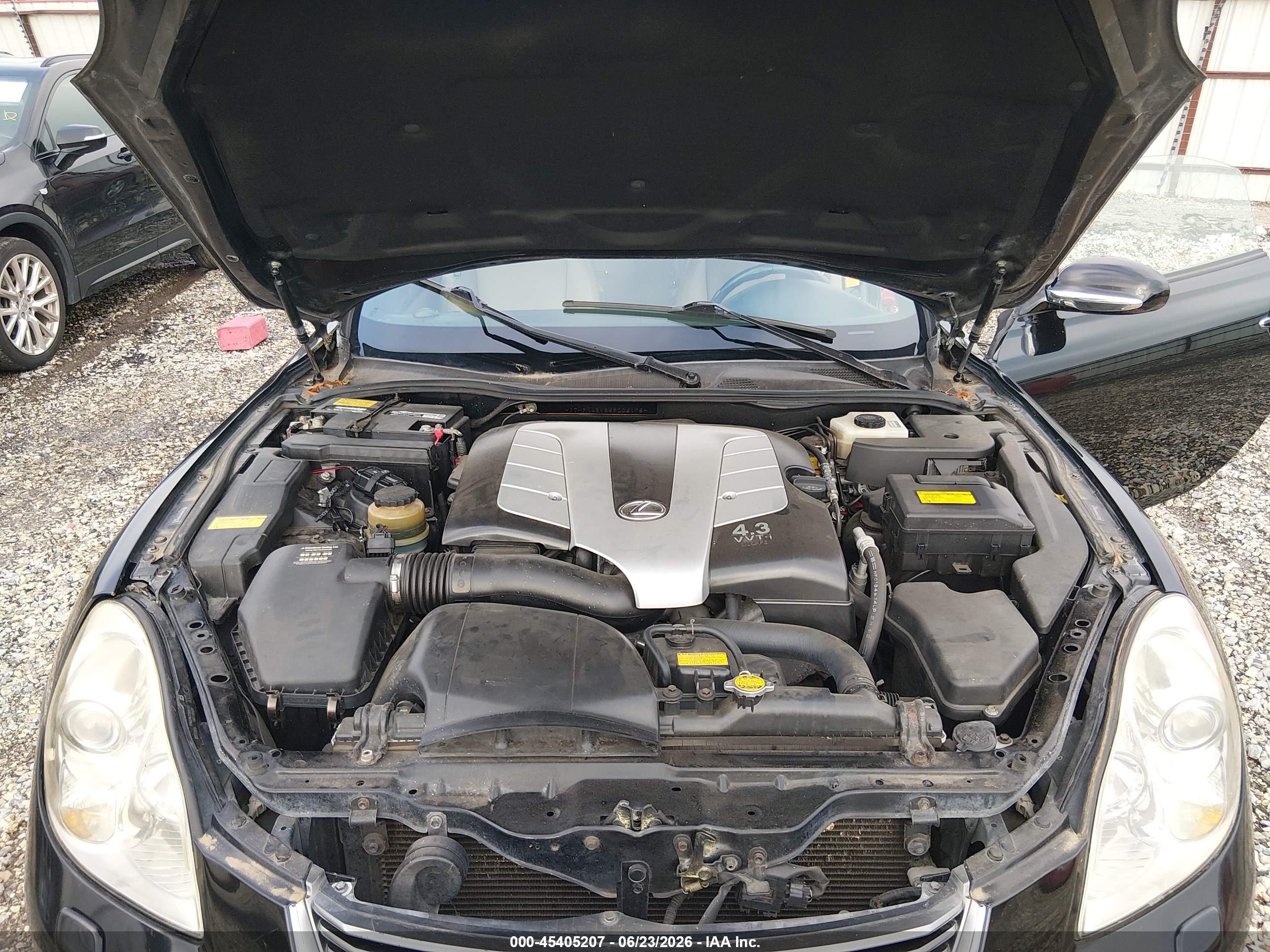 2006 Lexus Sc 430   Black vin: JTHFN48Y869006175
