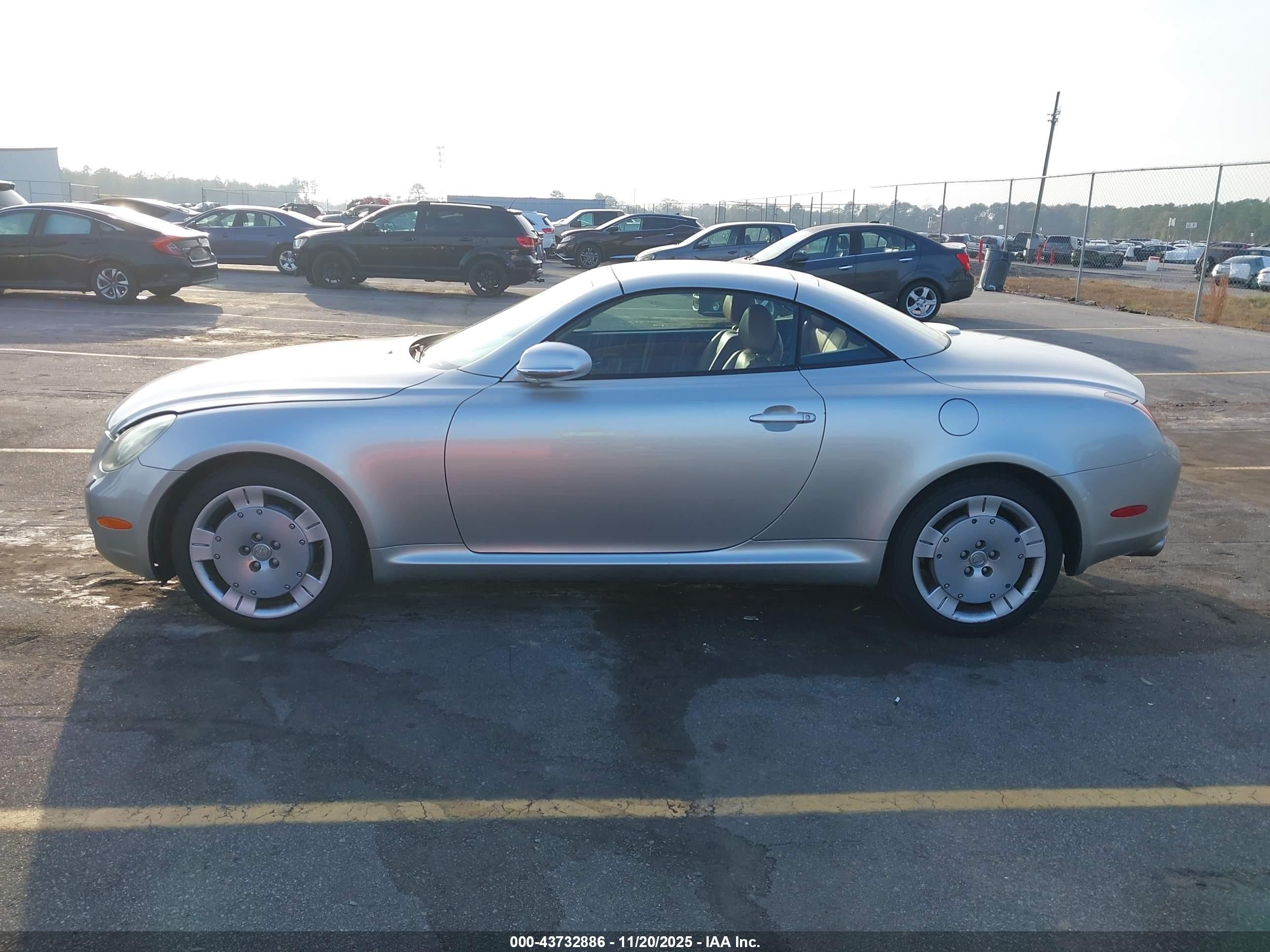 2002 Lexus Sc 430   Silver vin: JTHFN48Y920013926