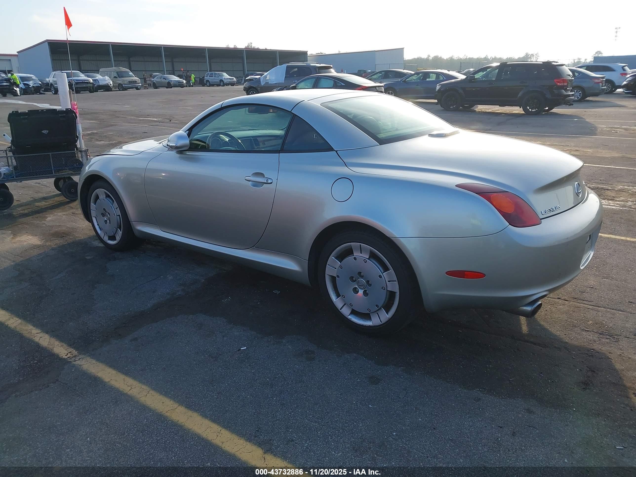 2002 Lexus Sc 430   Silver vin: JTHFN48Y920013926