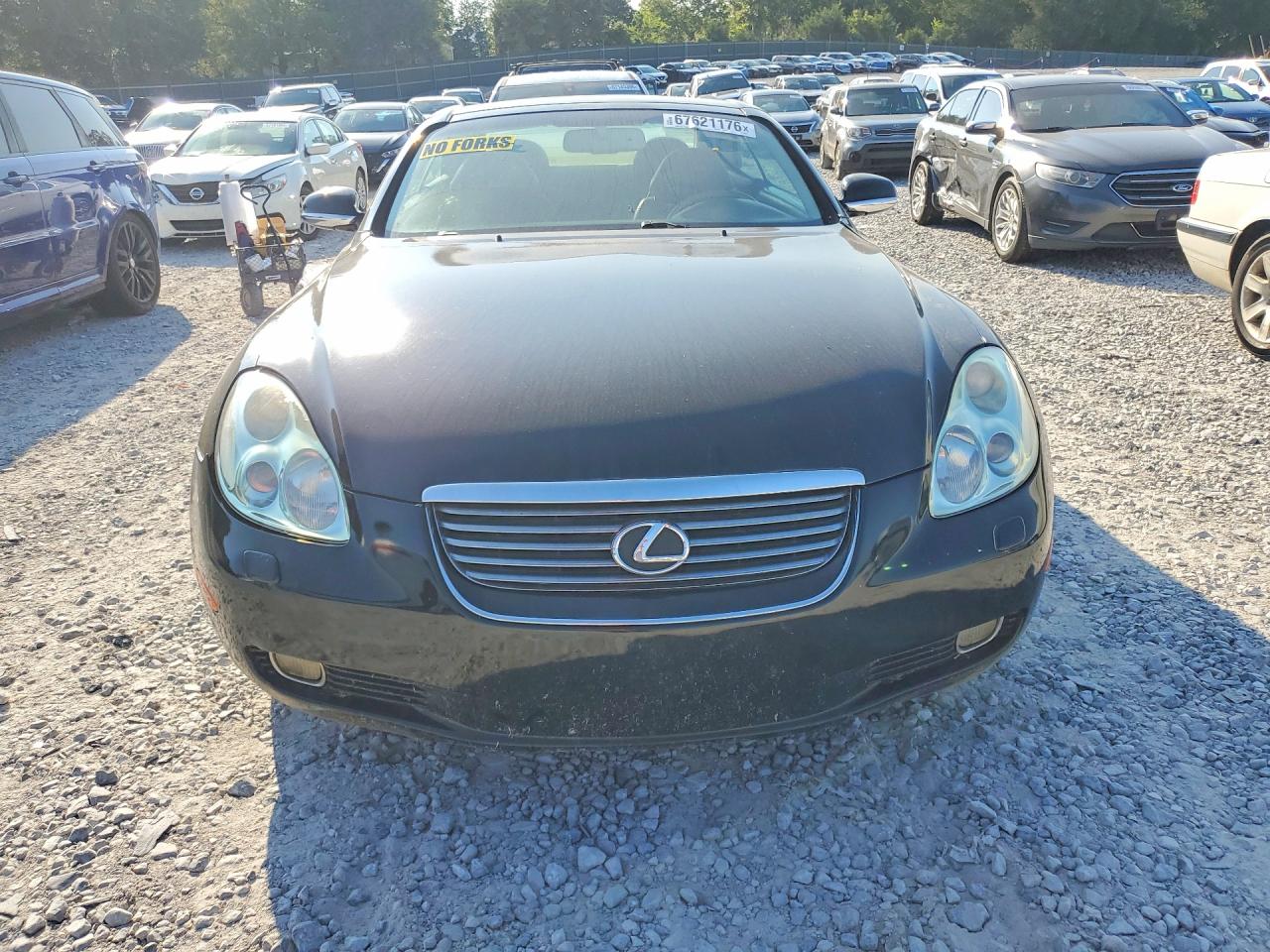 2002 Lexus Sc 430 Black vin: JTHFN48Y920026420